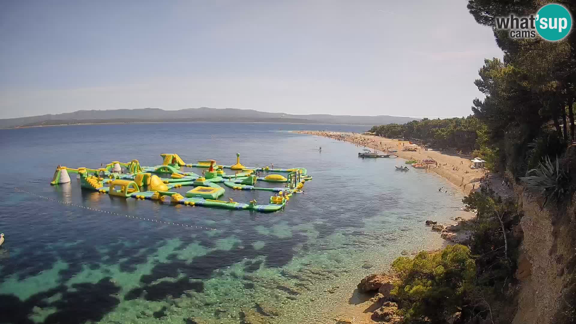 Webcam Zlatni Rat Bol – Liveblick vom berühmten Strand auf Brač