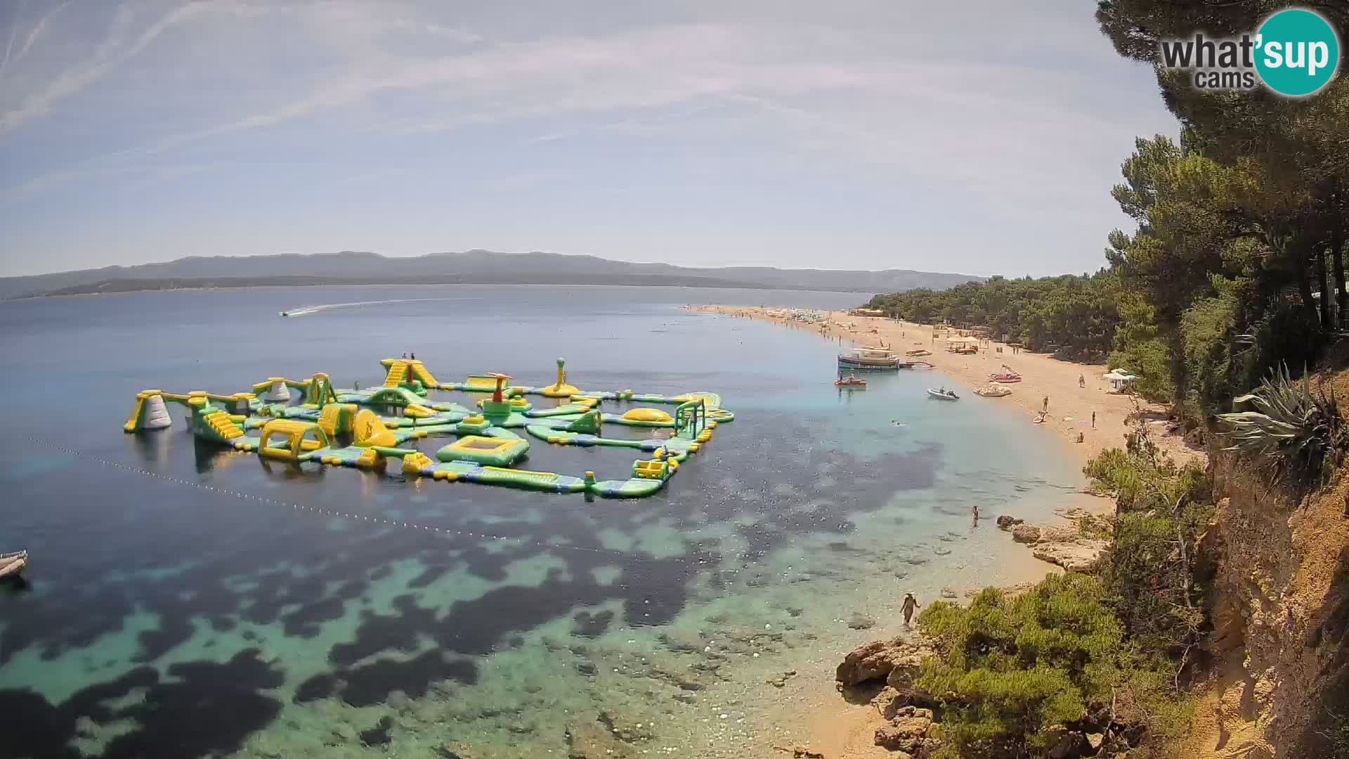 Webcam Zlatni Rat Bol – Liveblick vom berühmten Strand auf Brač