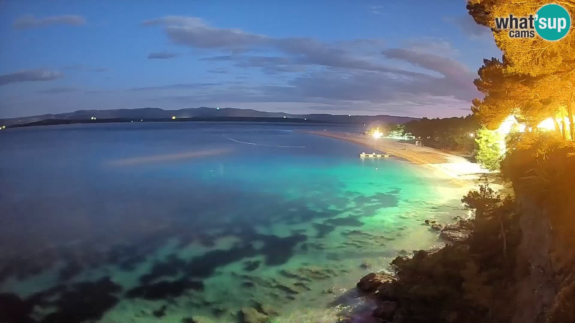 Webcam Zlatni Rat Bol – Liveblick vom berühmten Strand auf Brač