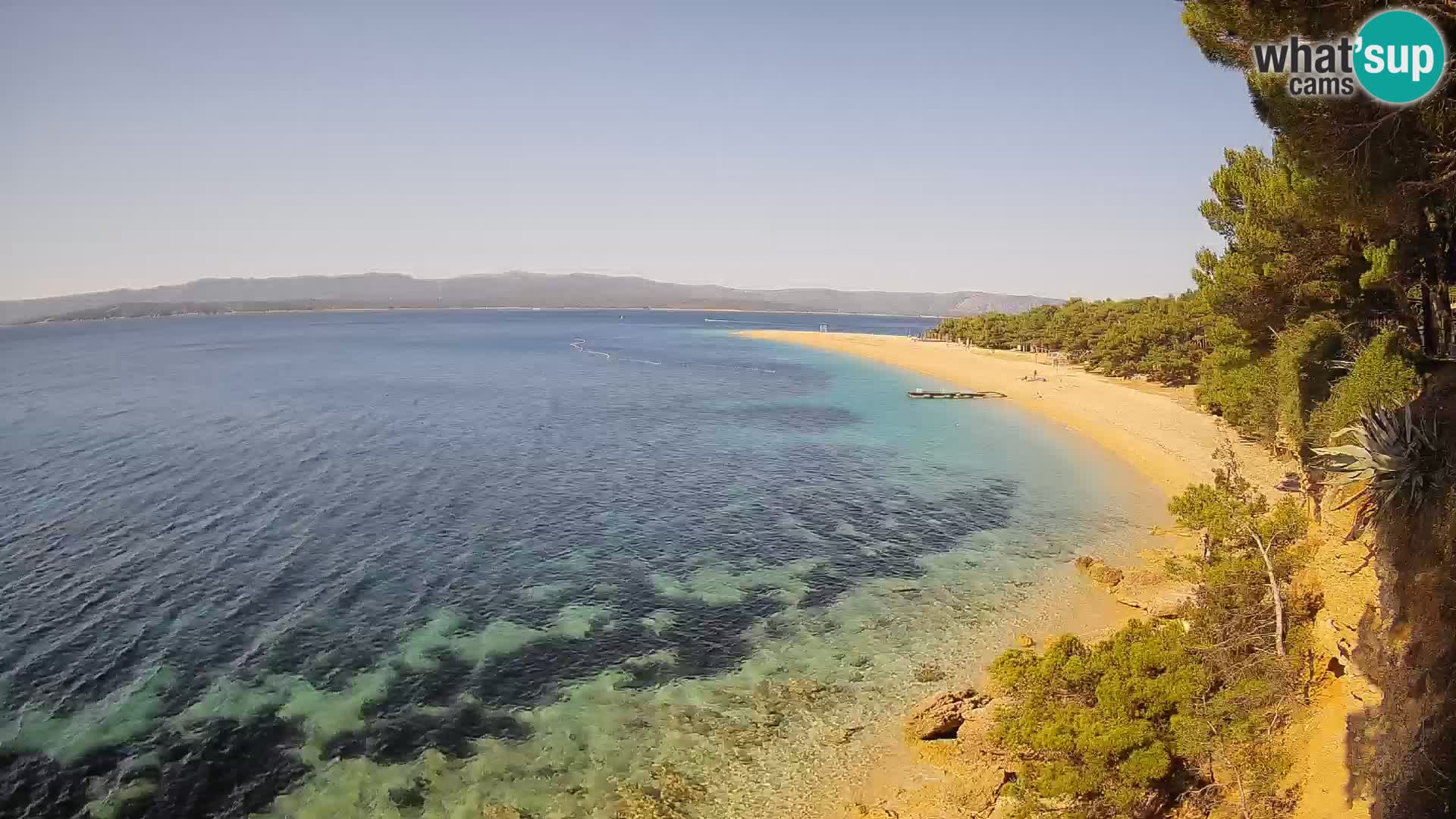Webcam Bol Zlatni Rat – Vue en direct depuis l’île de Brač