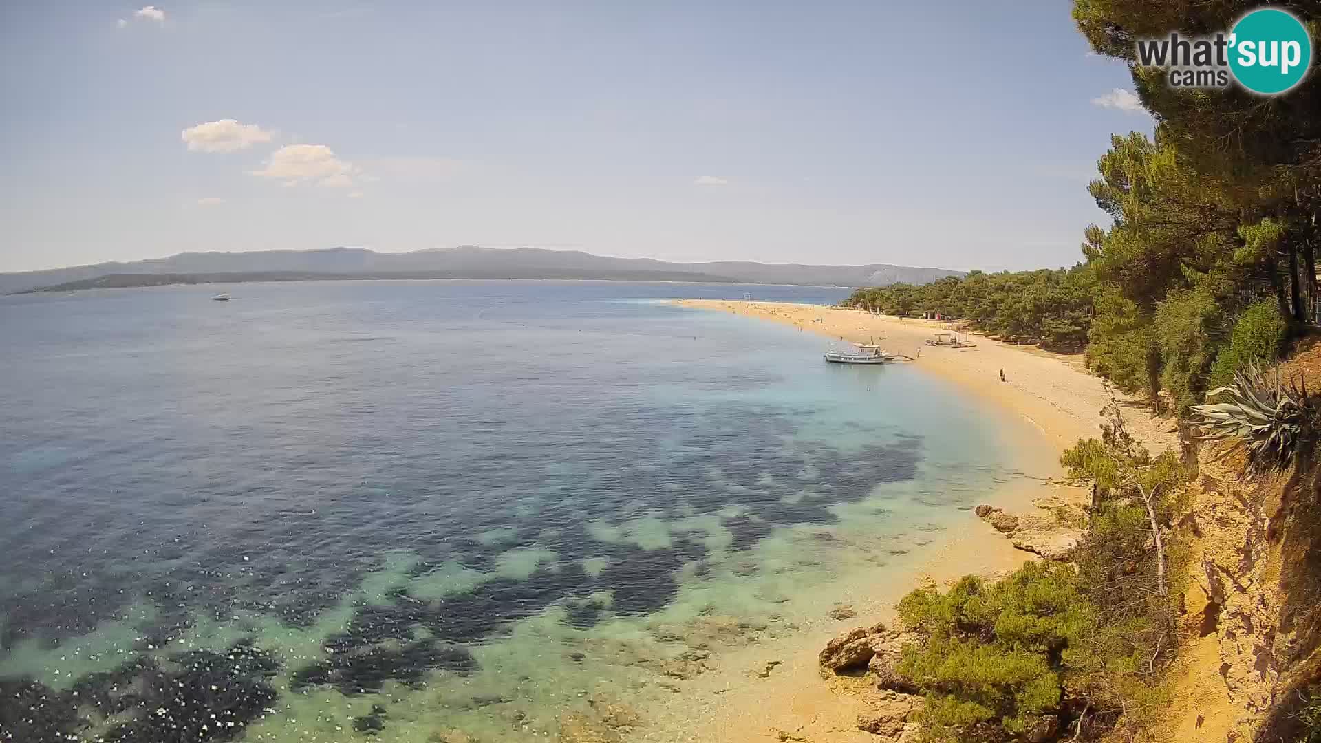Webcam Bol Zlatni Rat – Vue en direct depuis l’île de Brač