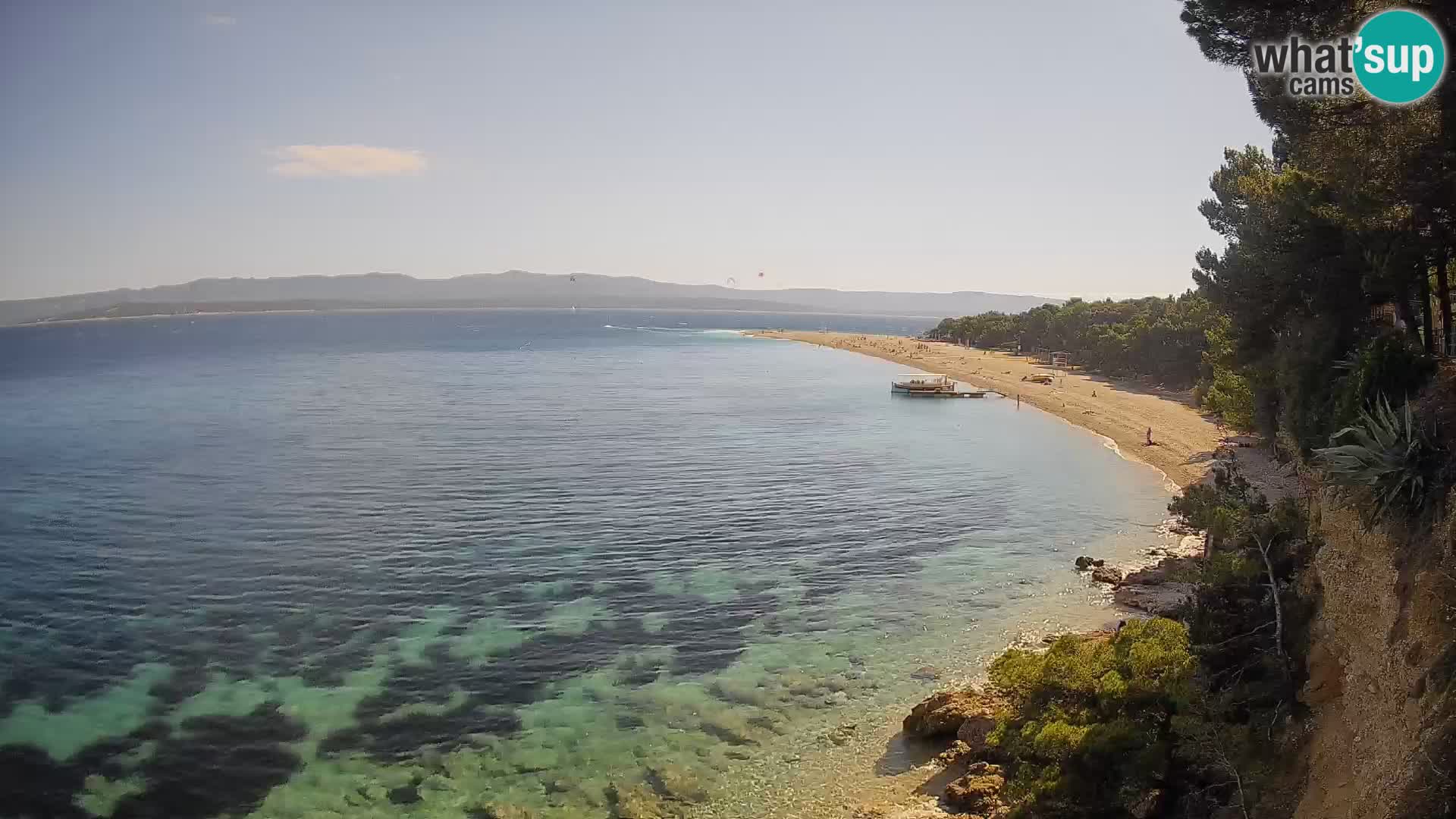 Webcam Bol Zlatni Rat – Vue en direct depuis l’île de Brač