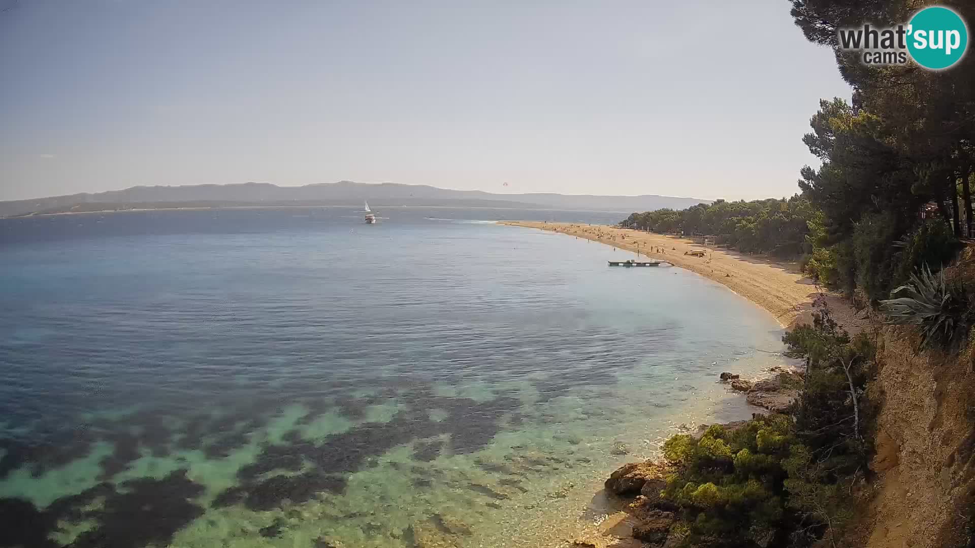 Webcam Bol Zlatni Rat – Live View from Brač Island
