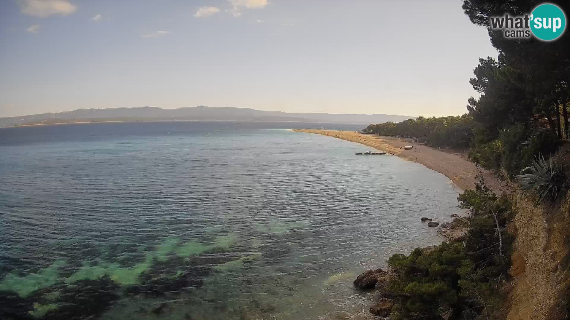 Web kamera Bol Zlatni Rat – Pogled uživo s otoka Brača