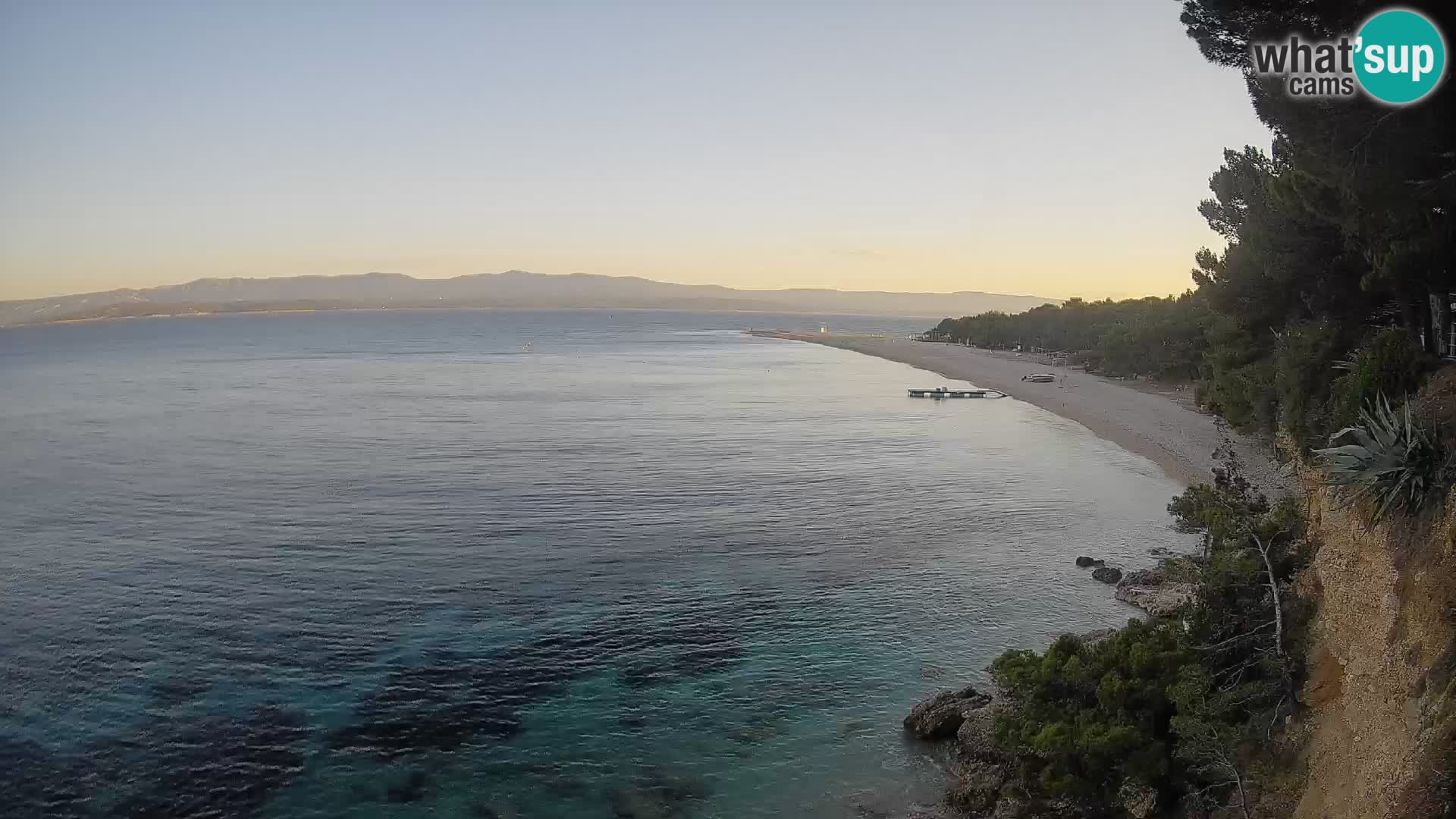 Webcam Bol Zlatni Rat – Vista en vivo desde la isla de Brač