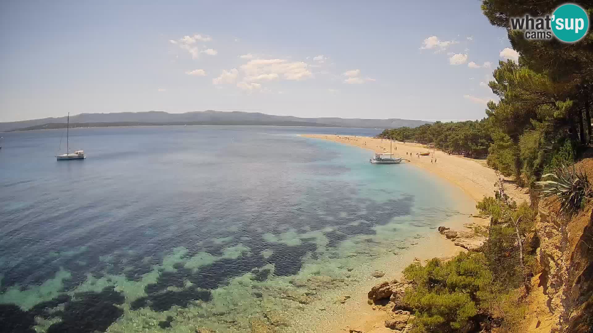 Webcam Bol Zlatni Rat – Vue en direct depuis l’île de Brač