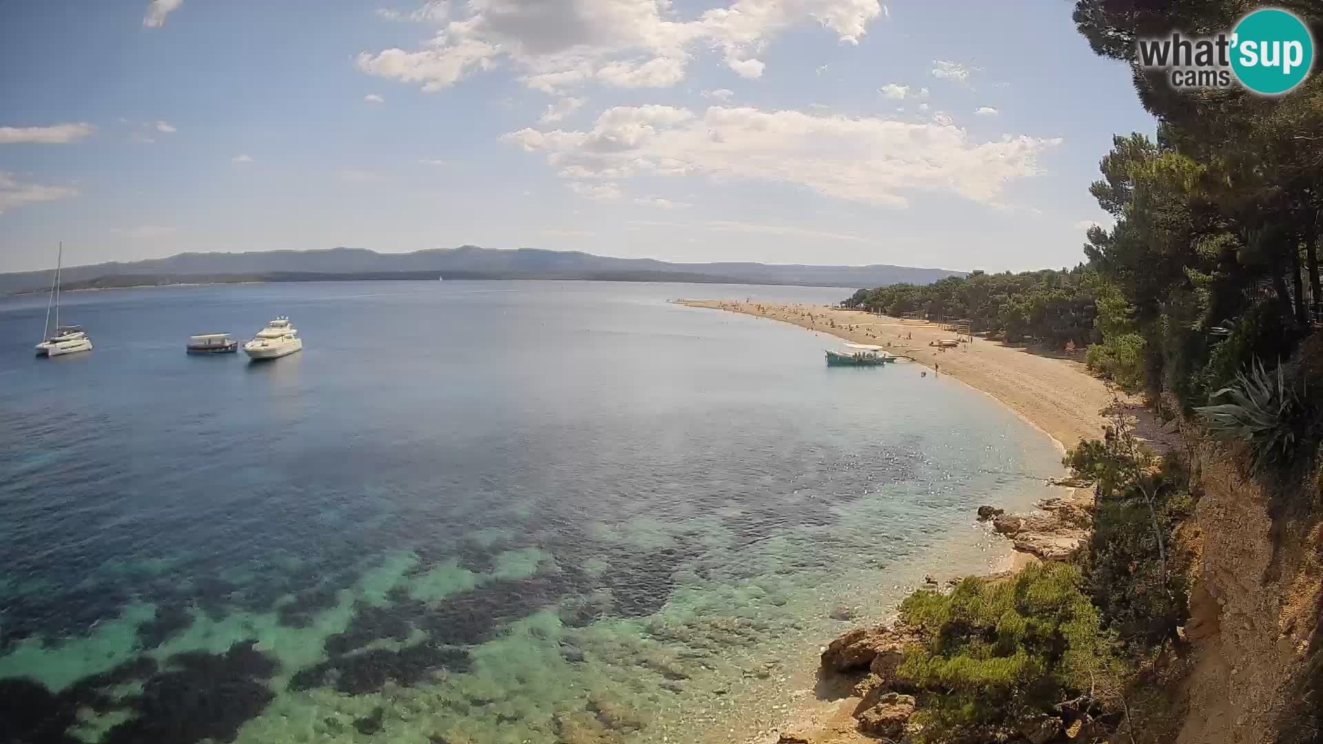 Webcam Bol Zlatni Rat – Vue en direct depuis l’île de Brač