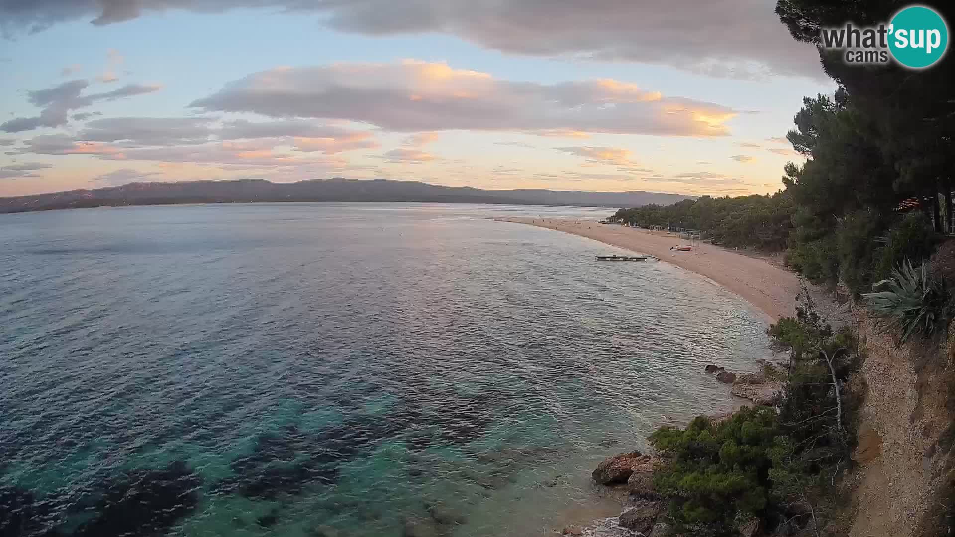 Webcam Bol Zlatni Rat – Vista en vivo desde la isla de Brač