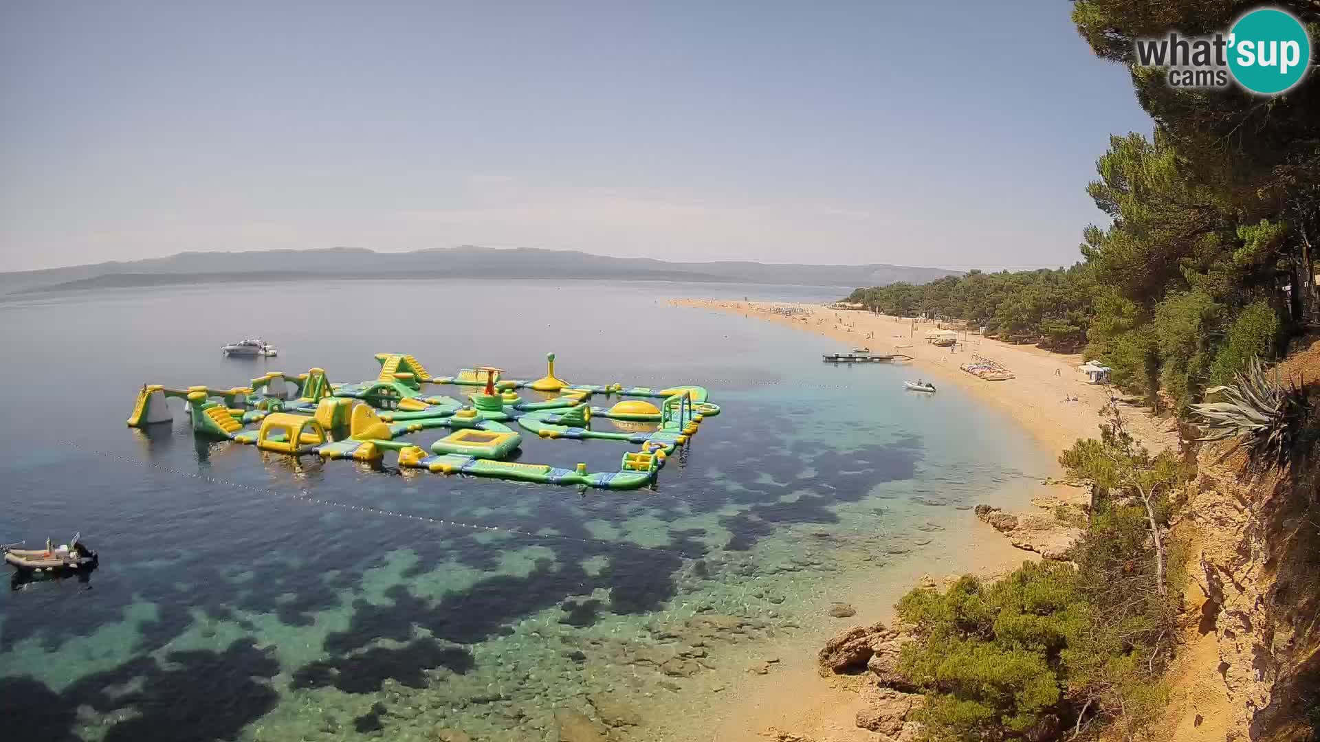 Spletna kamera Bol Zlatni Rat – Pogled v živo z otoka Brač