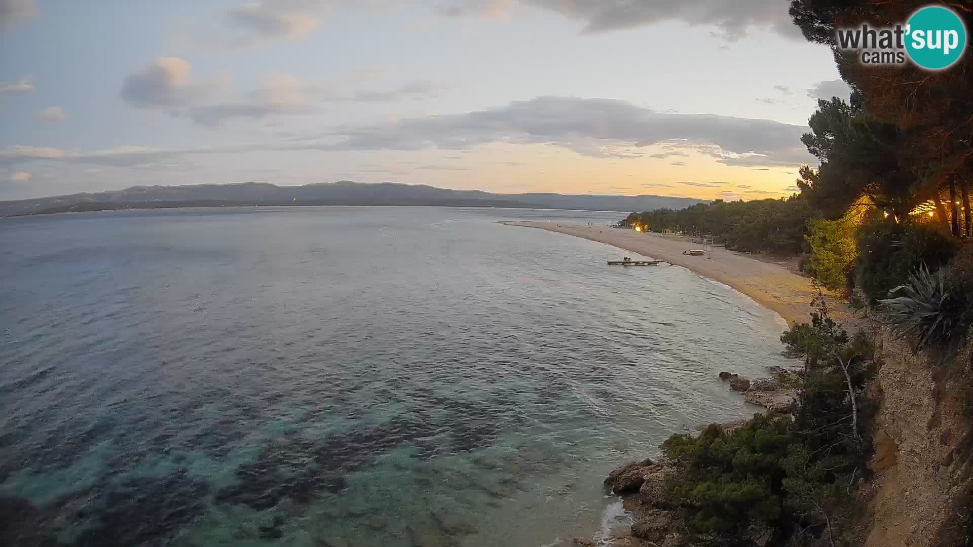 Webcam Zlatni Rat Bol – Liveblick vom berühmten Strand auf Brač