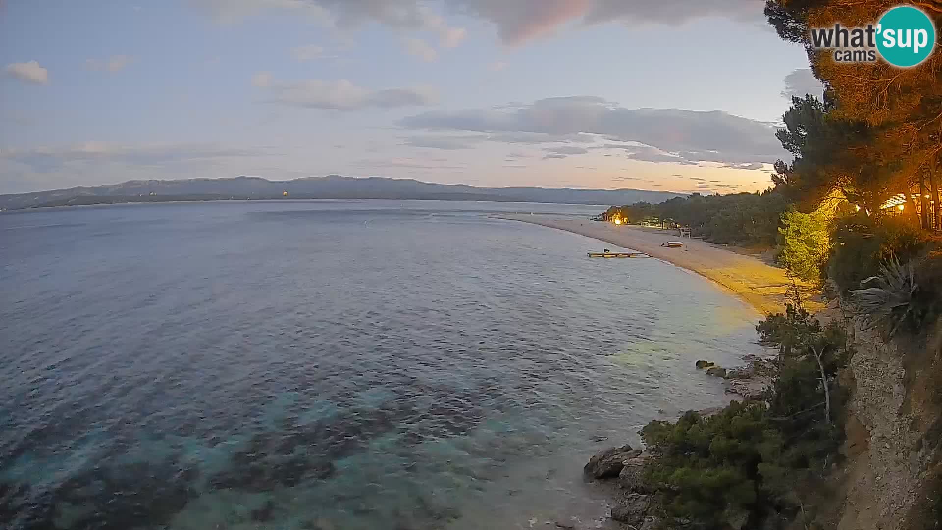 Webcam Bol Zlatni Rat – Vista en vivo desde la isla de Brač