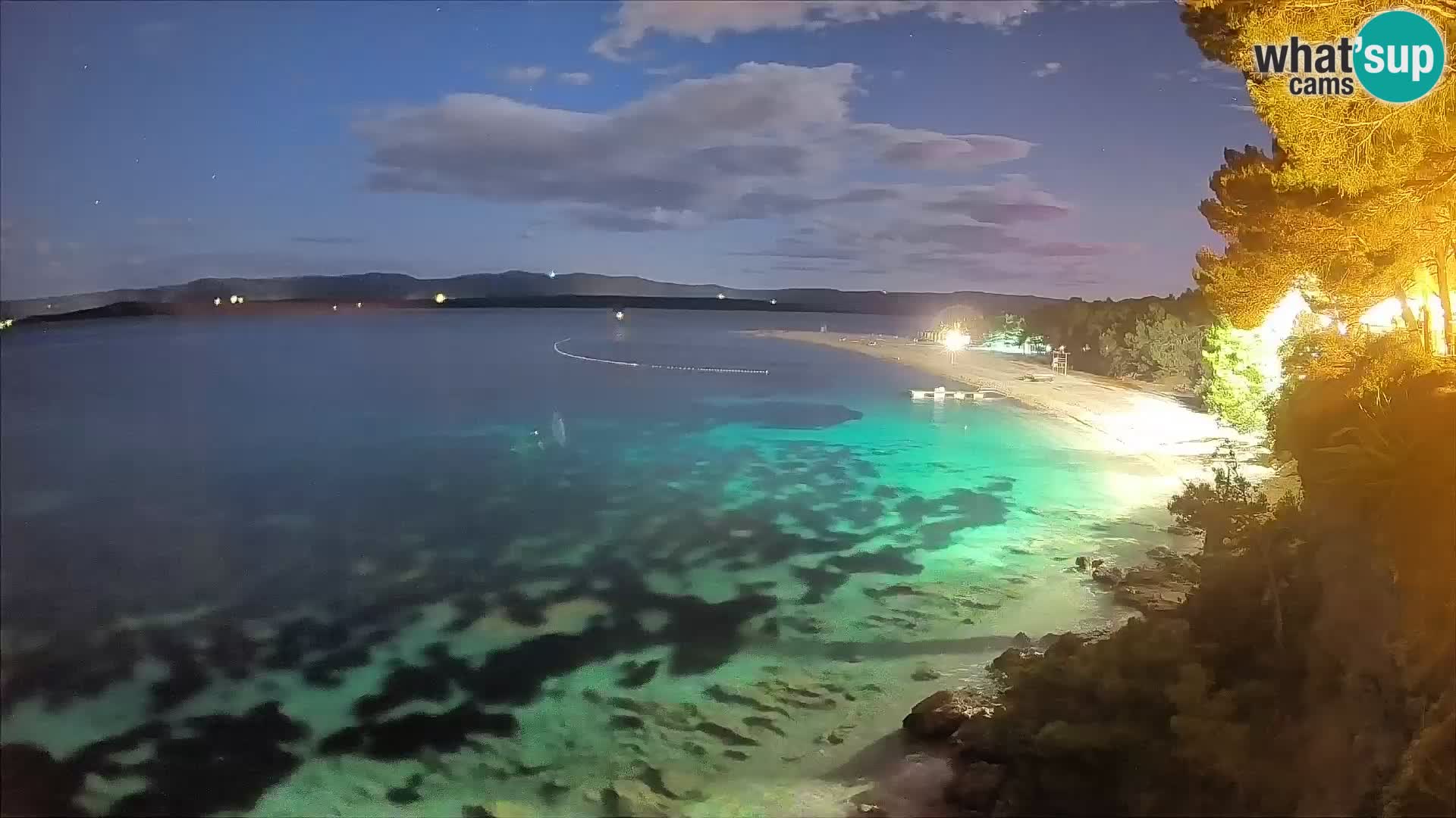 Webcam Bol Zlatni Rat – Vista en vivo desde la isla de Brač