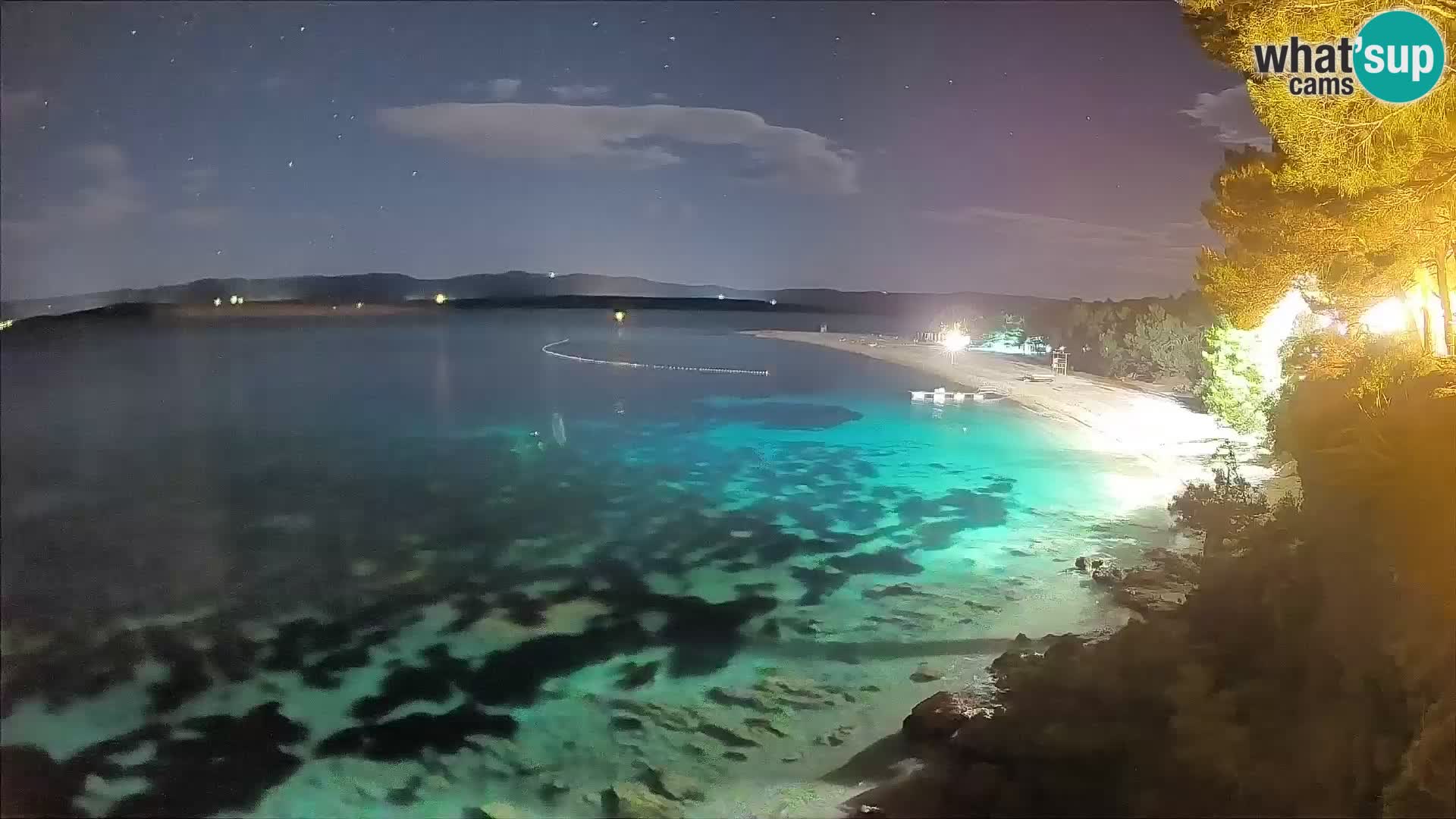 Webcam Bol Zlatni Rat – Vista en vivo desde la isla de Brač