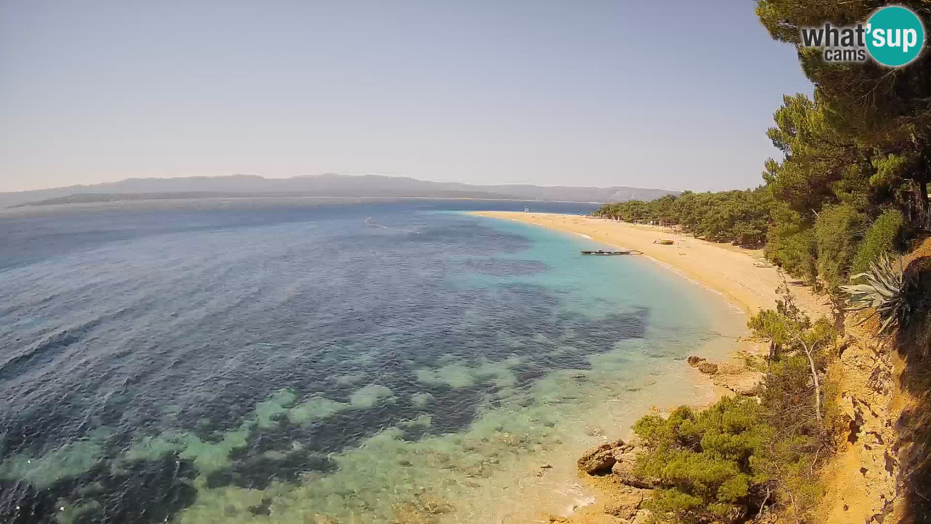 Web kamera Bol Zlatni Rat – Pogled uživo s otoka Brača