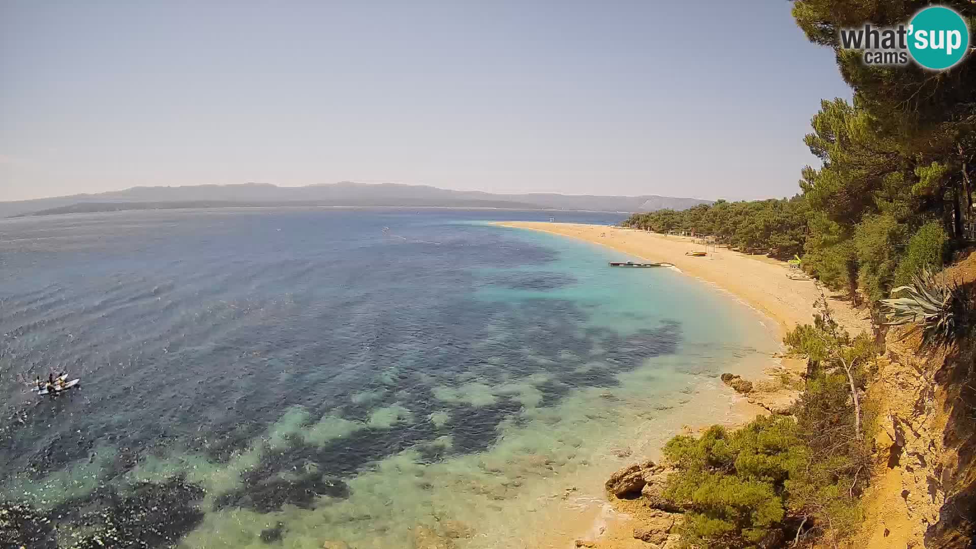 Web kamera Bol Zlatni Rat – Pogled uživo s otoka Brača