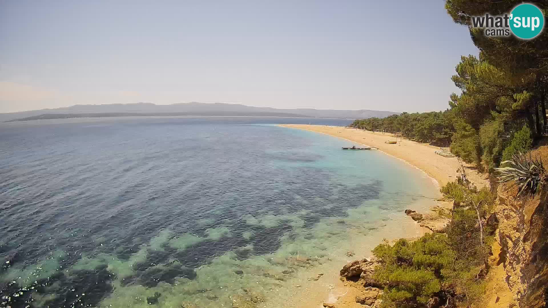 Web kamera Bol Zlatni Rat – Pogled uživo s otoka Brača