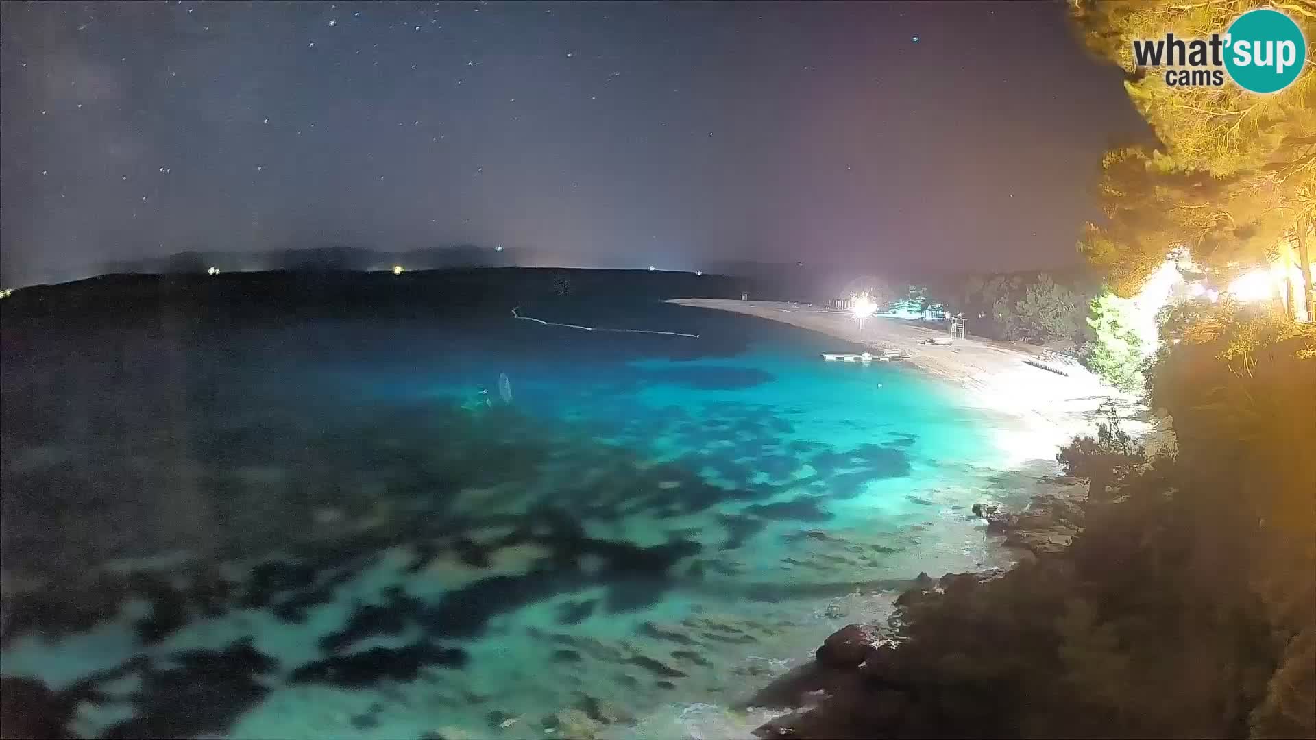 Webcam Bol Zlatni Rat – Vista en vivo desde la isla de Brač