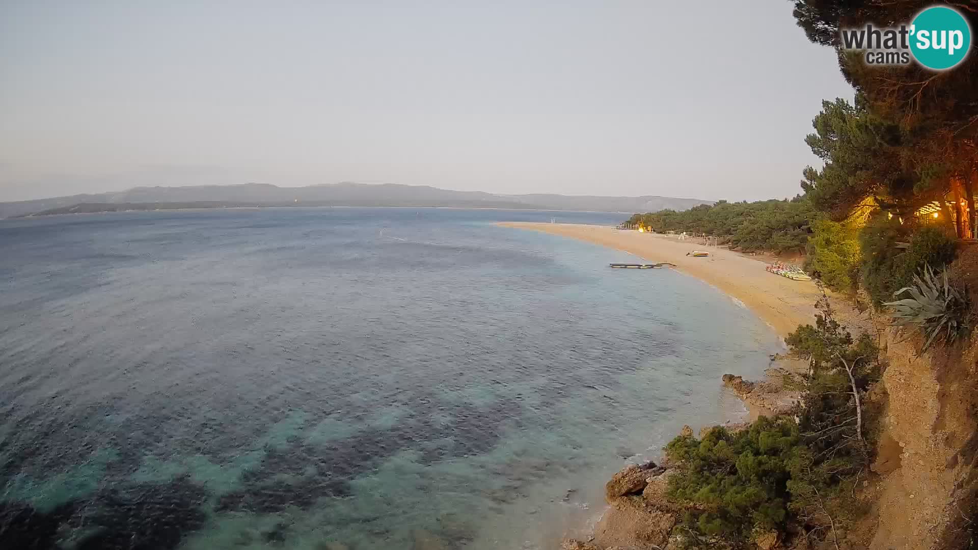 Webcam Bol Zlatni Rat – Vista en vivo desde la isla de Brač