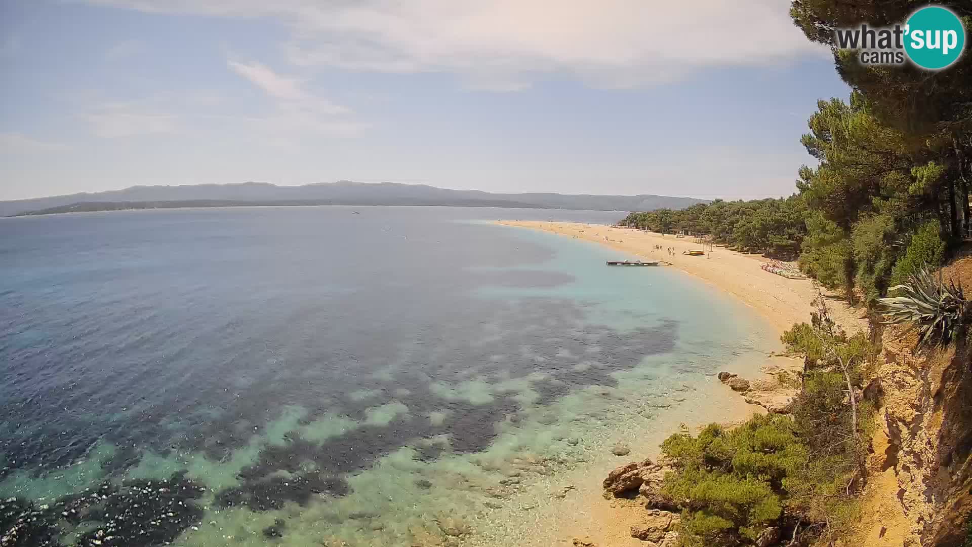Webcam Bol Zlatni Rat – Vue en direct depuis l’île de Brač