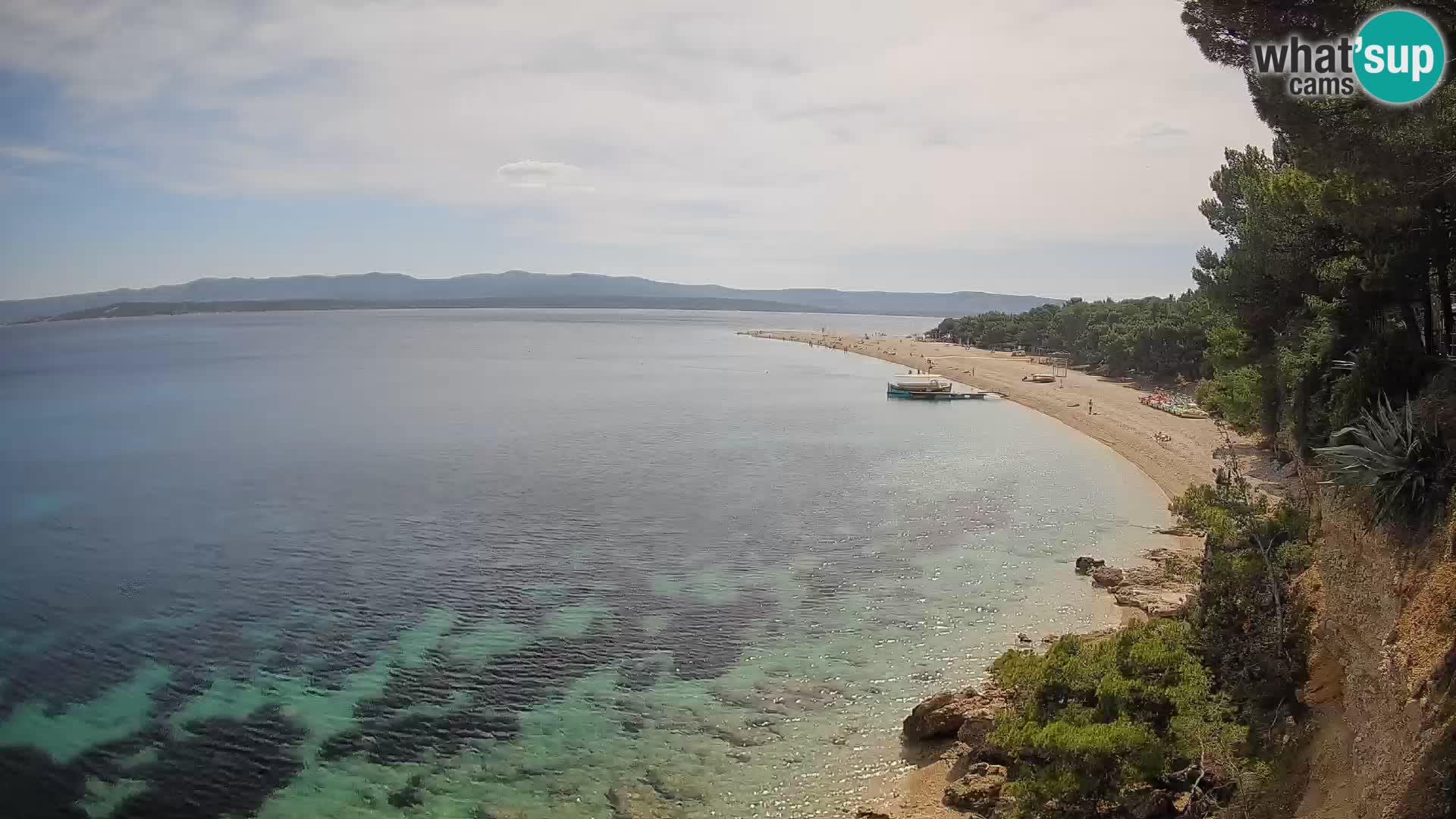 Webcam Bol Zlatni Rat – Vue en direct depuis l’île de Brač