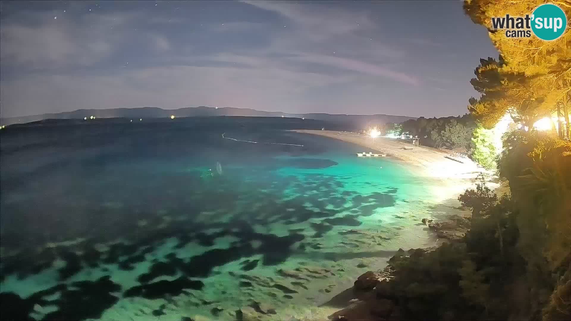 Webcam Bol Zlatni Rat – Vista en vivo desde la isla de Brač