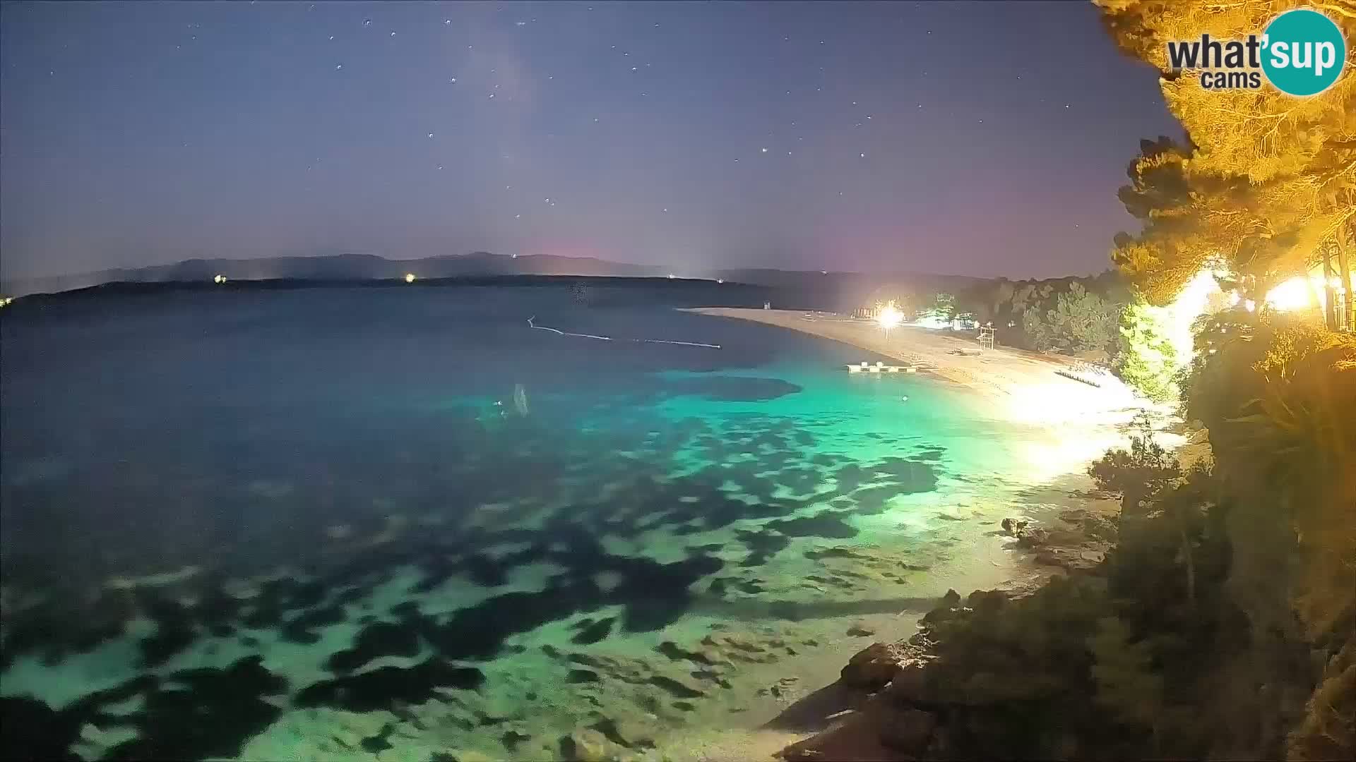 Webcam Bol Zlatni Rat – Vista en vivo desde la isla de Brač