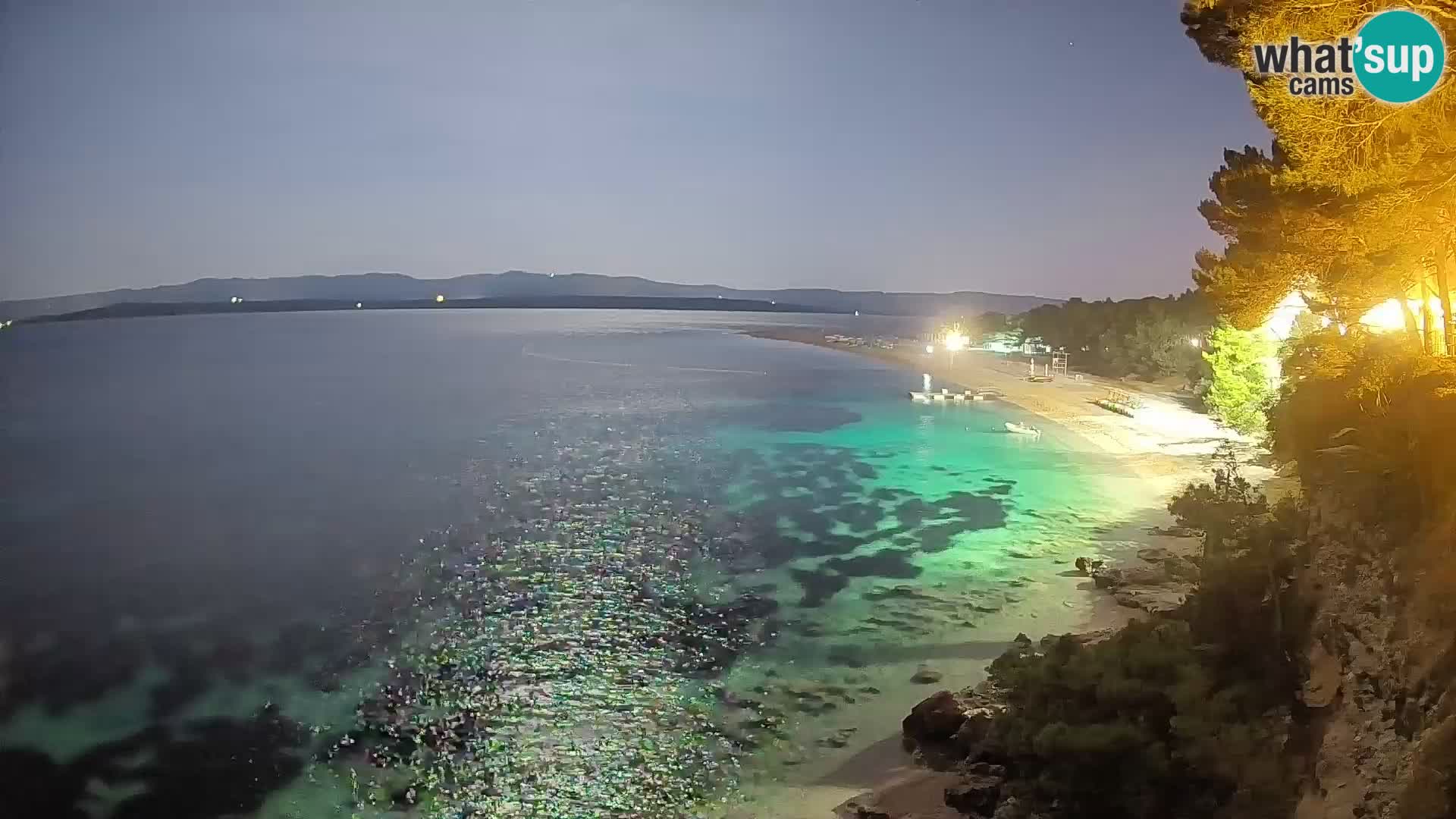 Webcam Zlatni Rat Bol – Liveblick vom berühmten Strand auf Brač