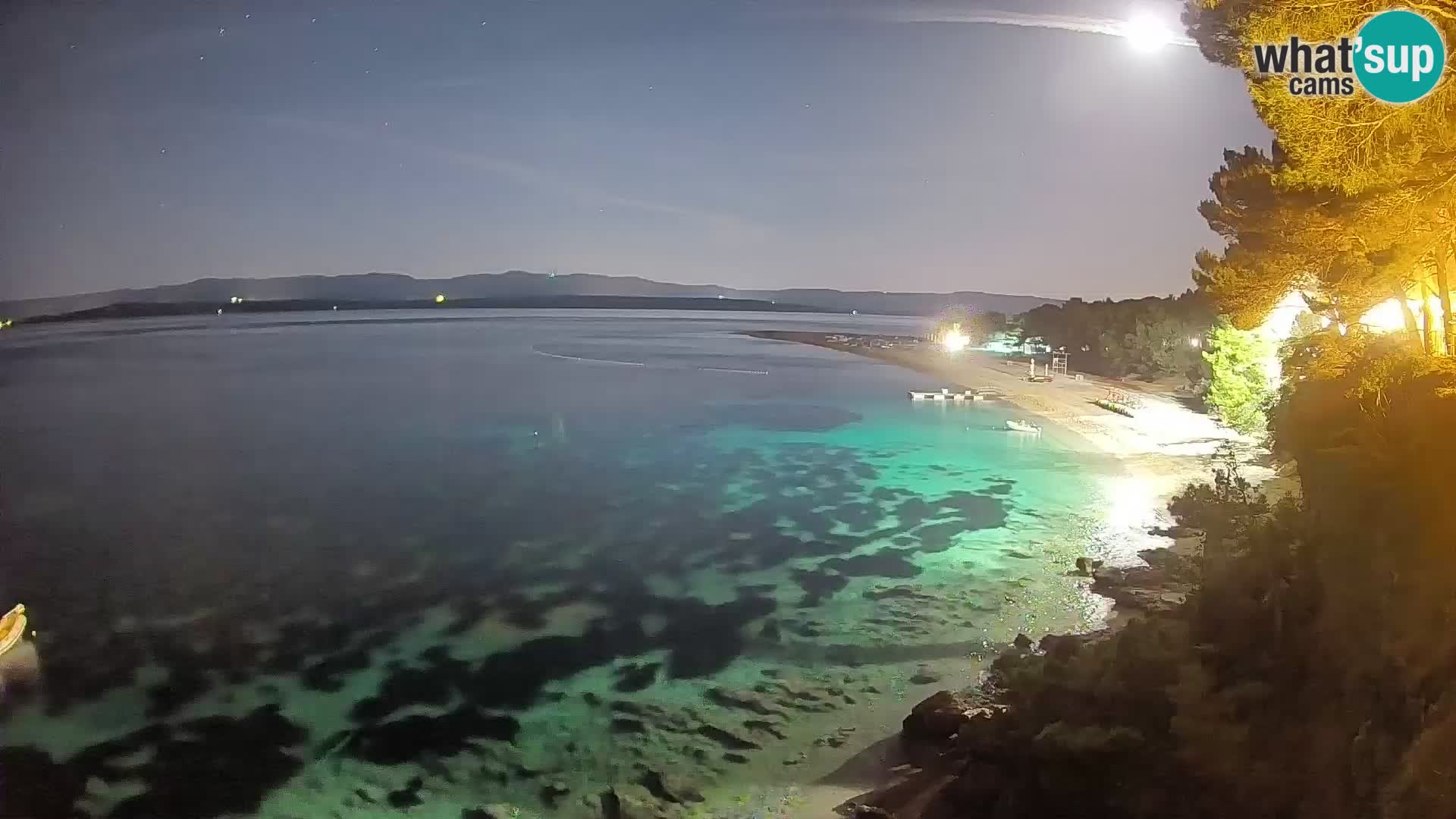 Webcam Bol Zlatni Rat – Vista en vivo desde la isla de Brač