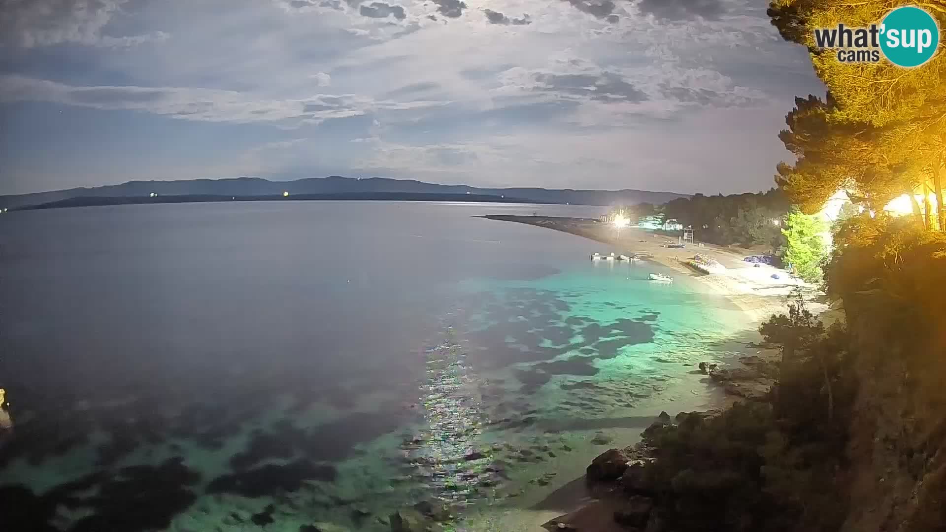 Webcam Zlatni Rat Bol – Liveblick vom berühmten Strand auf Brač