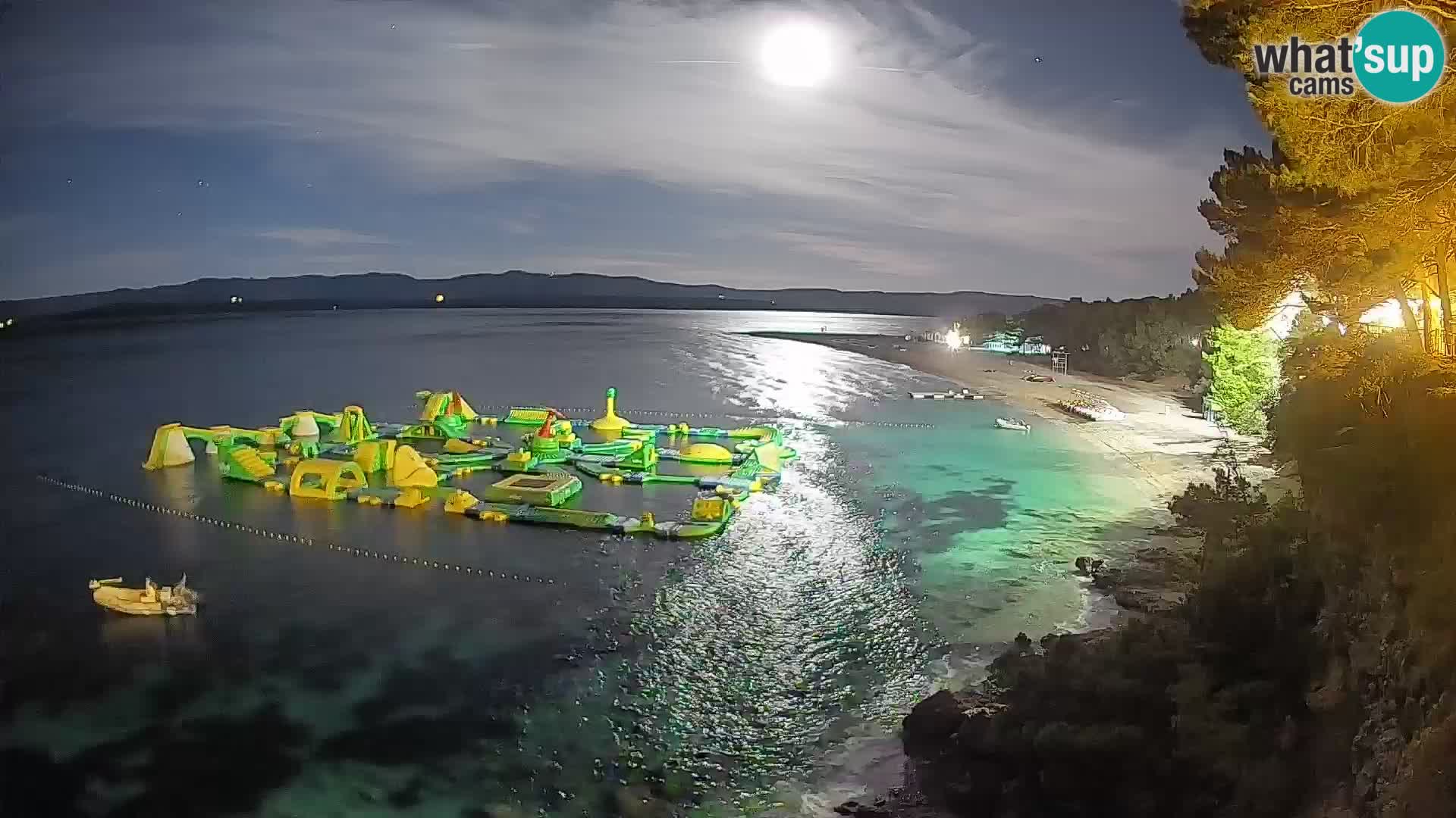 Webcam Bol Zlatni Rat – Vista en vivo desde la isla de Brač