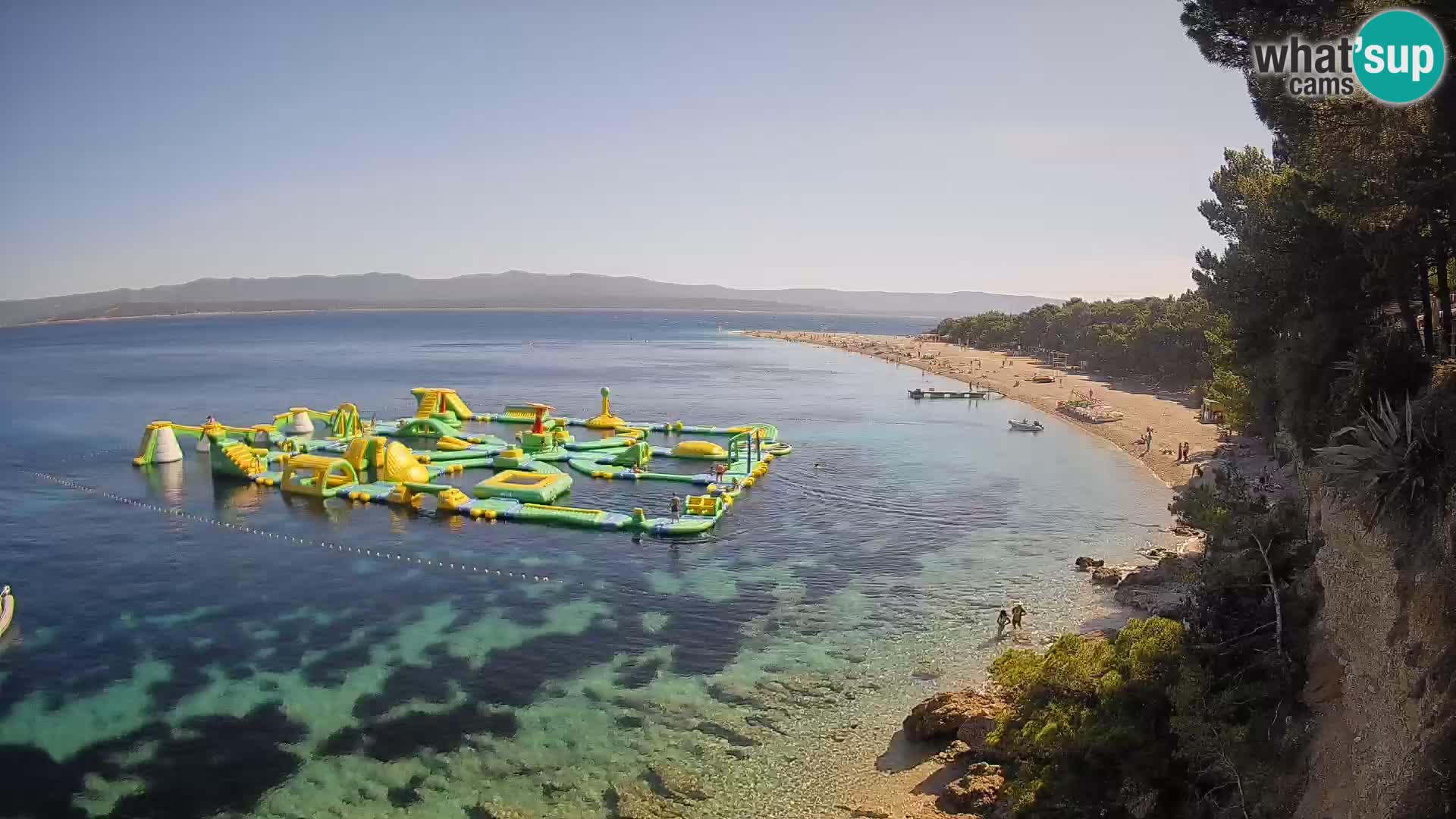 Webcam Bol Zlatni Rat – Vista en vivo desde la isla de Brač