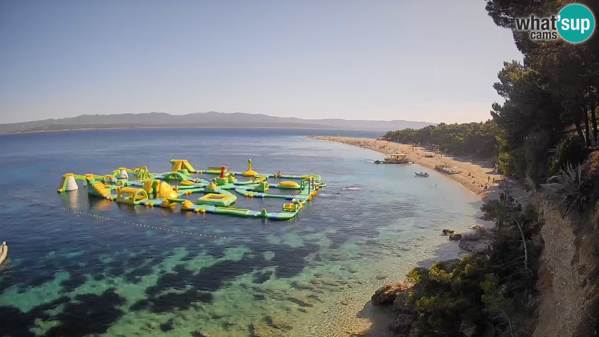 Webcam Bol Zlatni Rat – Vista en vivo desde la isla de Brač