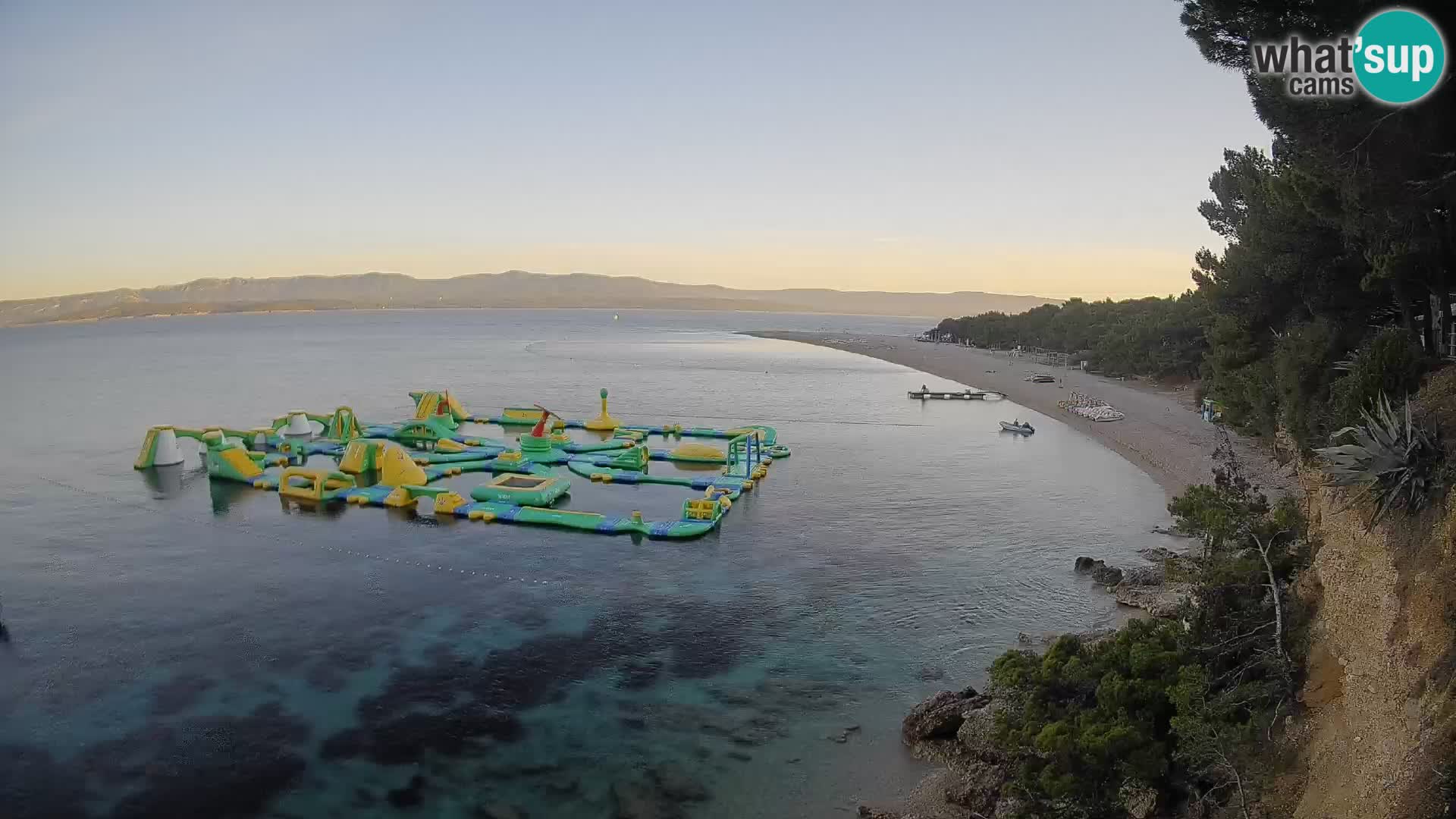 Webcam Zlatni Rat Bol – Liveblick vom berühmten Strand auf Brač