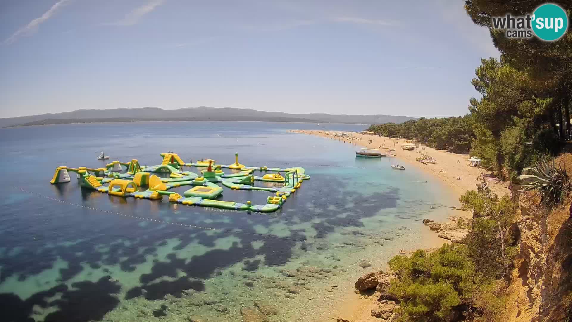 Webcam Zlatni Rat Bol – Liveblick vom berühmten Strand auf Brač