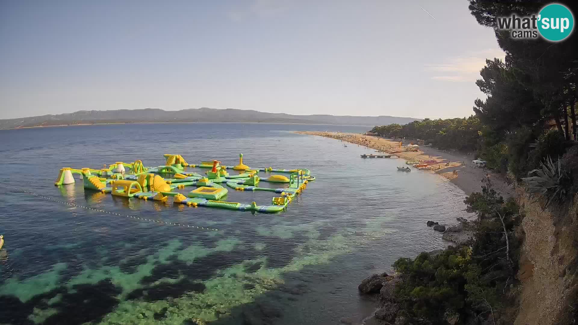 Webcam Bol Zlatni Rat – Vista en vivo desde la isla de Brač