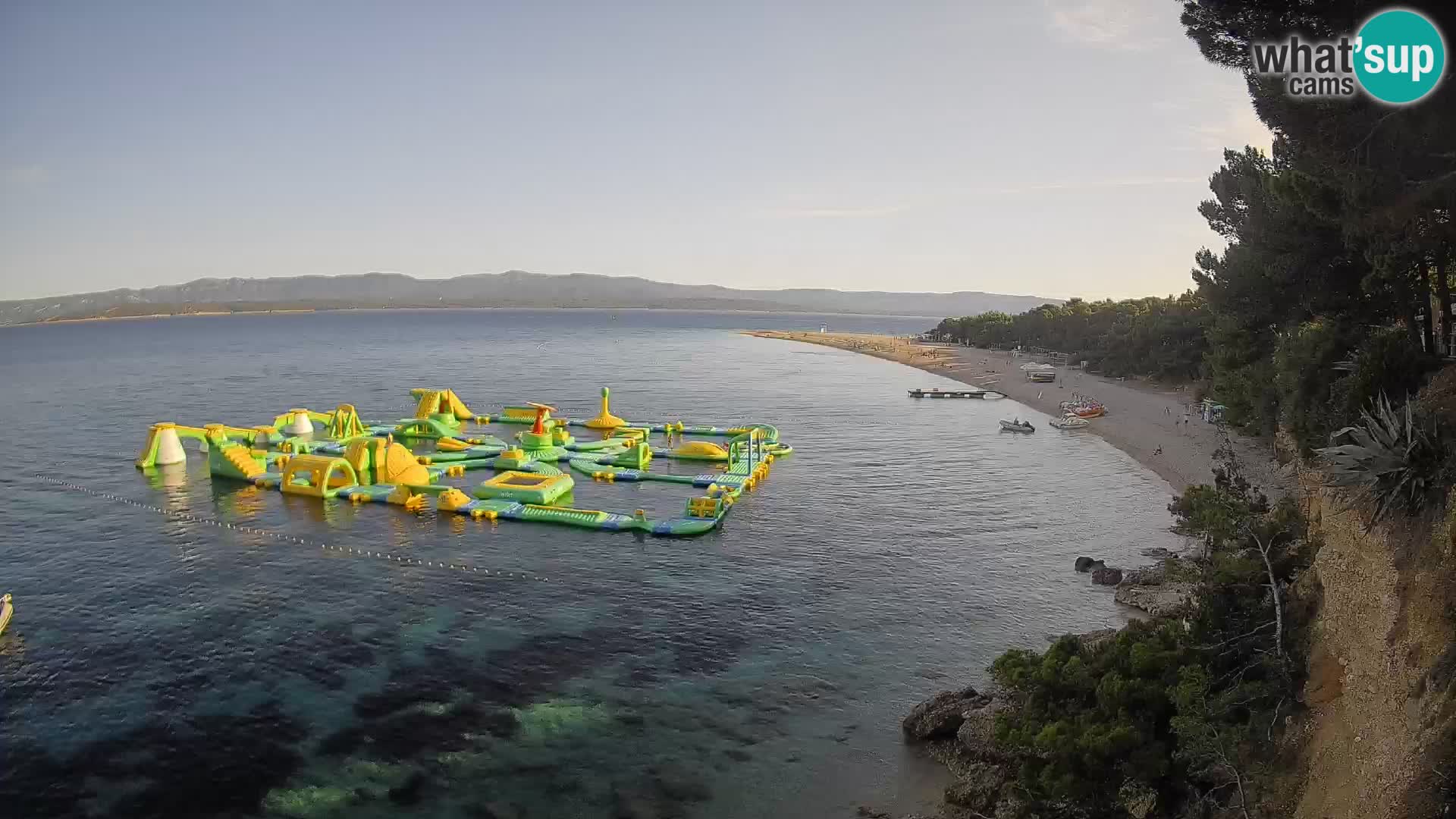 Webcam Zlatni Rat Bol – Liveblick vom berühmten Strand auf Brač