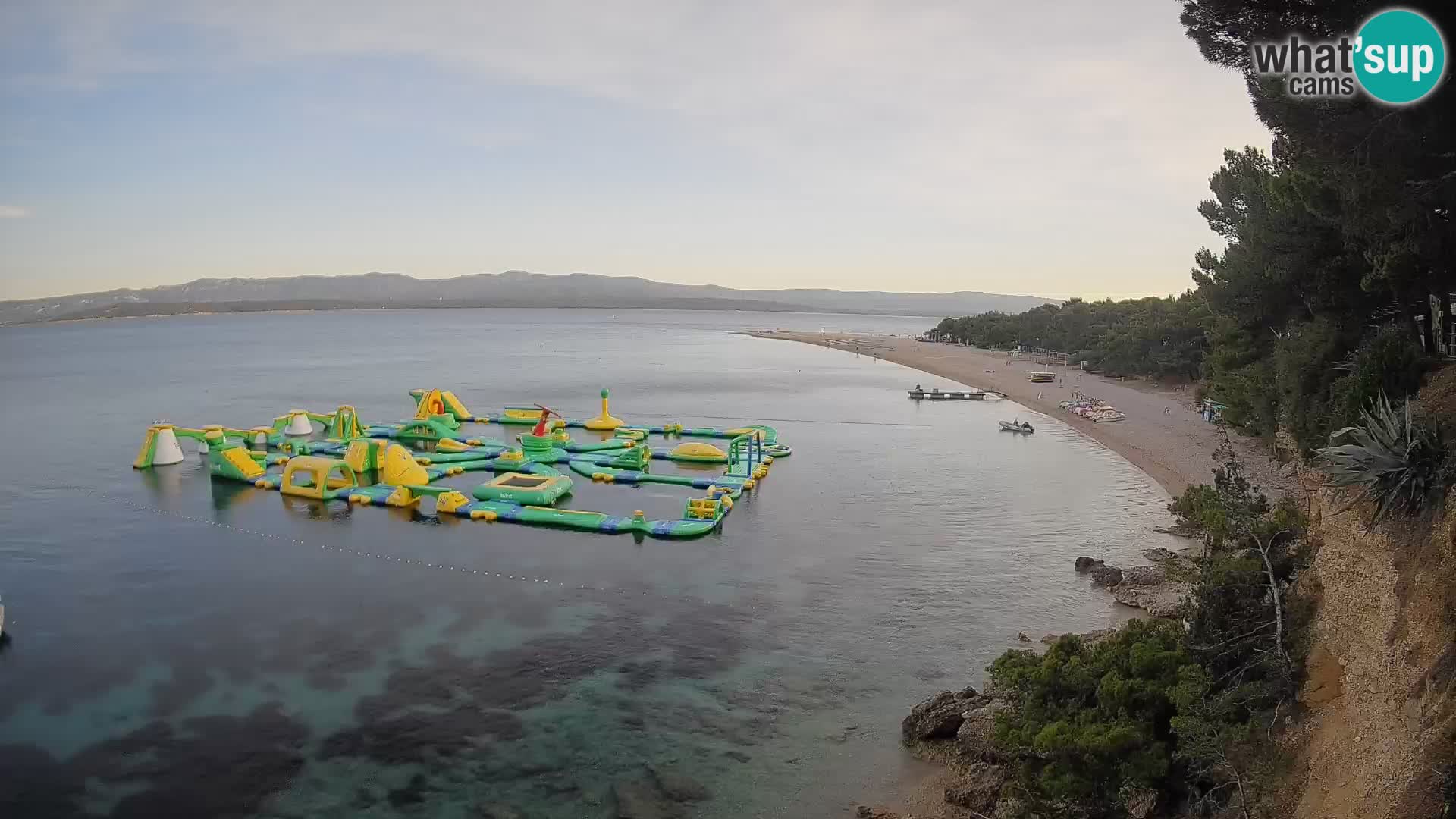 Webcam Bol Zlatni Rat – Vista en vivo desde la isla de Brač