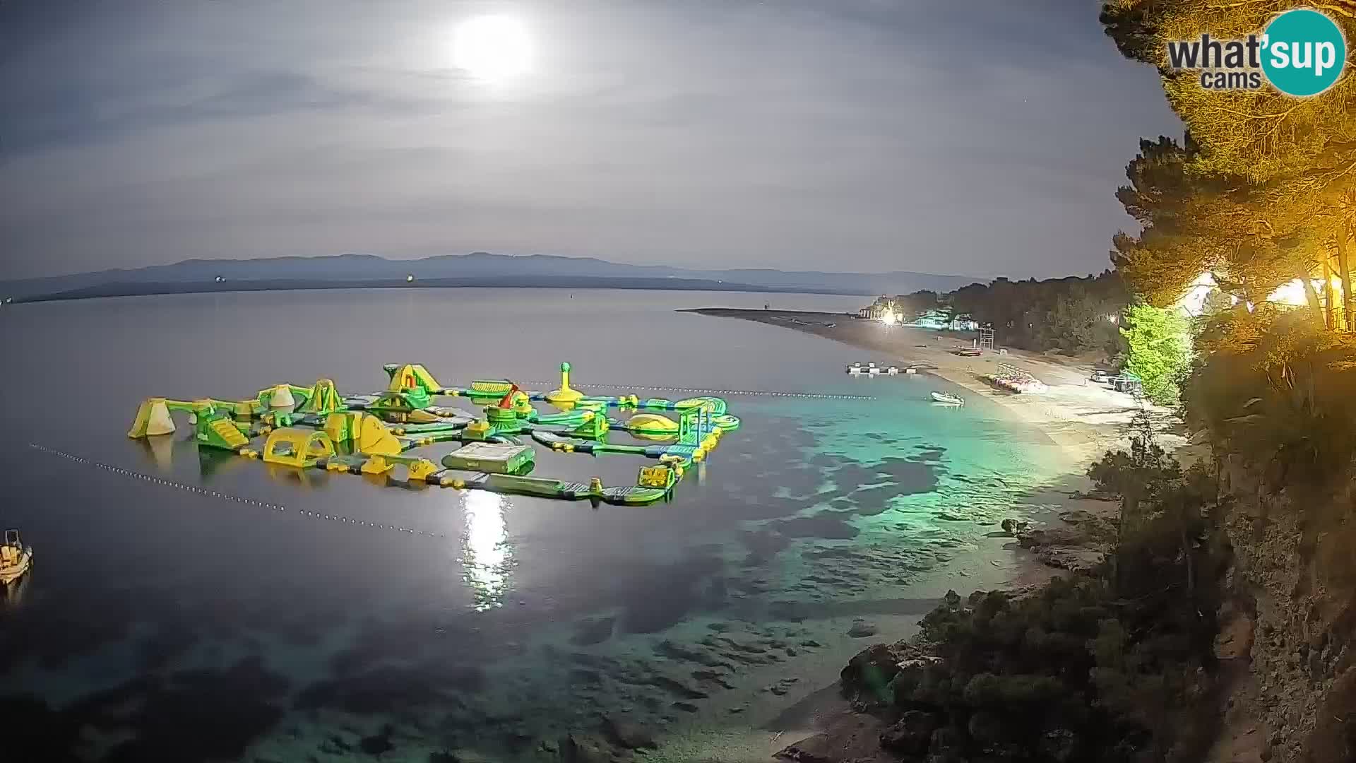 Webcam Bol Zlatni Rat – Vista en vivo desde la isla de Brač