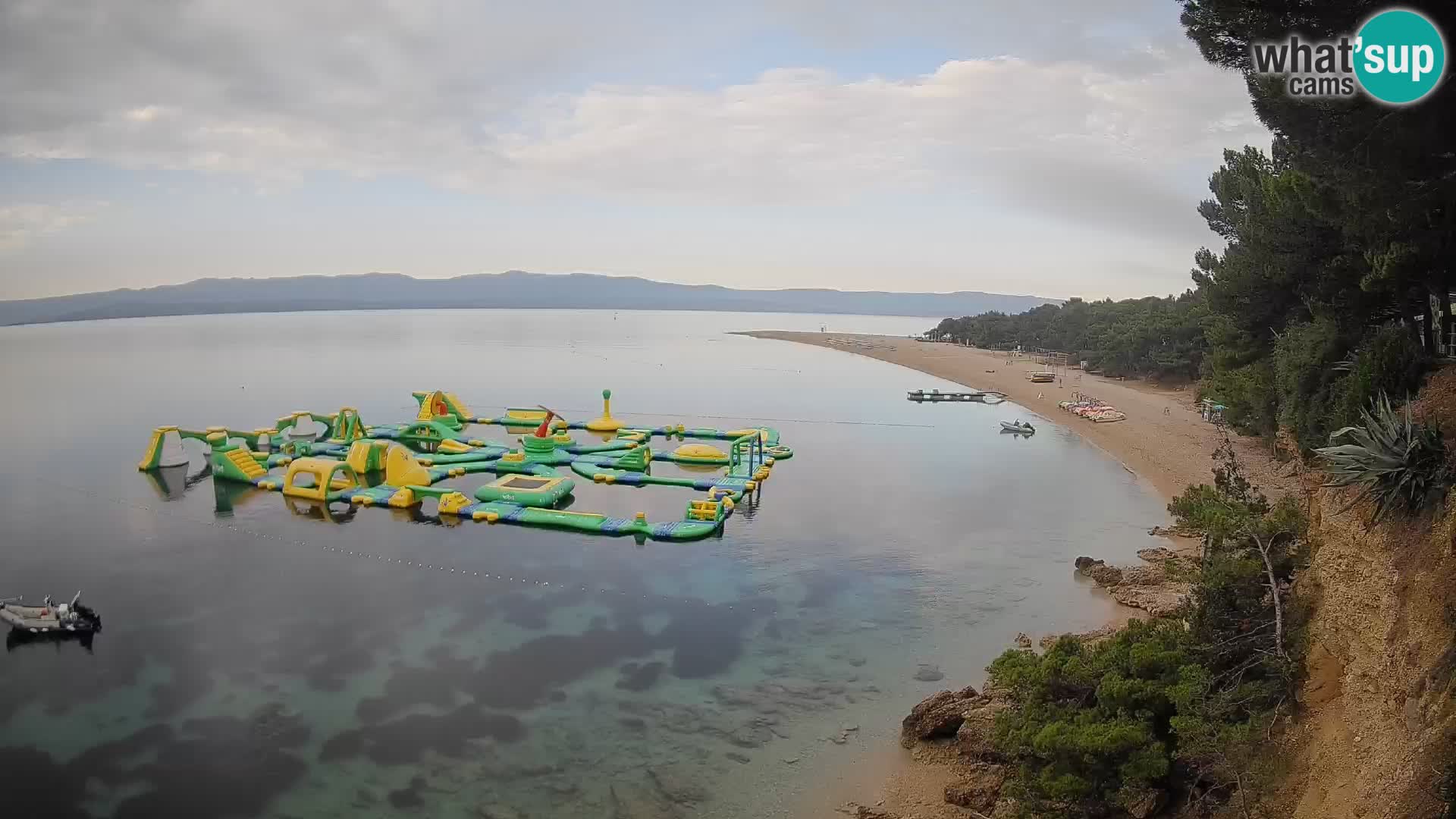 Webcam Zlatni Rat Bol – Liveblick vom berühmten Strand auf Brač