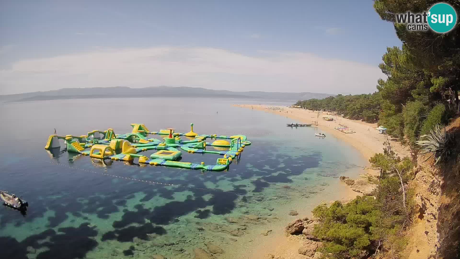 Spletna kamera Bol Zlatni Rat – Pogled v živo z otoka Brač
