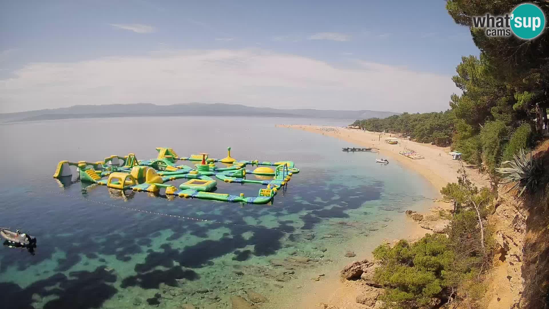 Webcam Zlatni Rat Bol – Liveblick vom berühmten Strand auf Brač