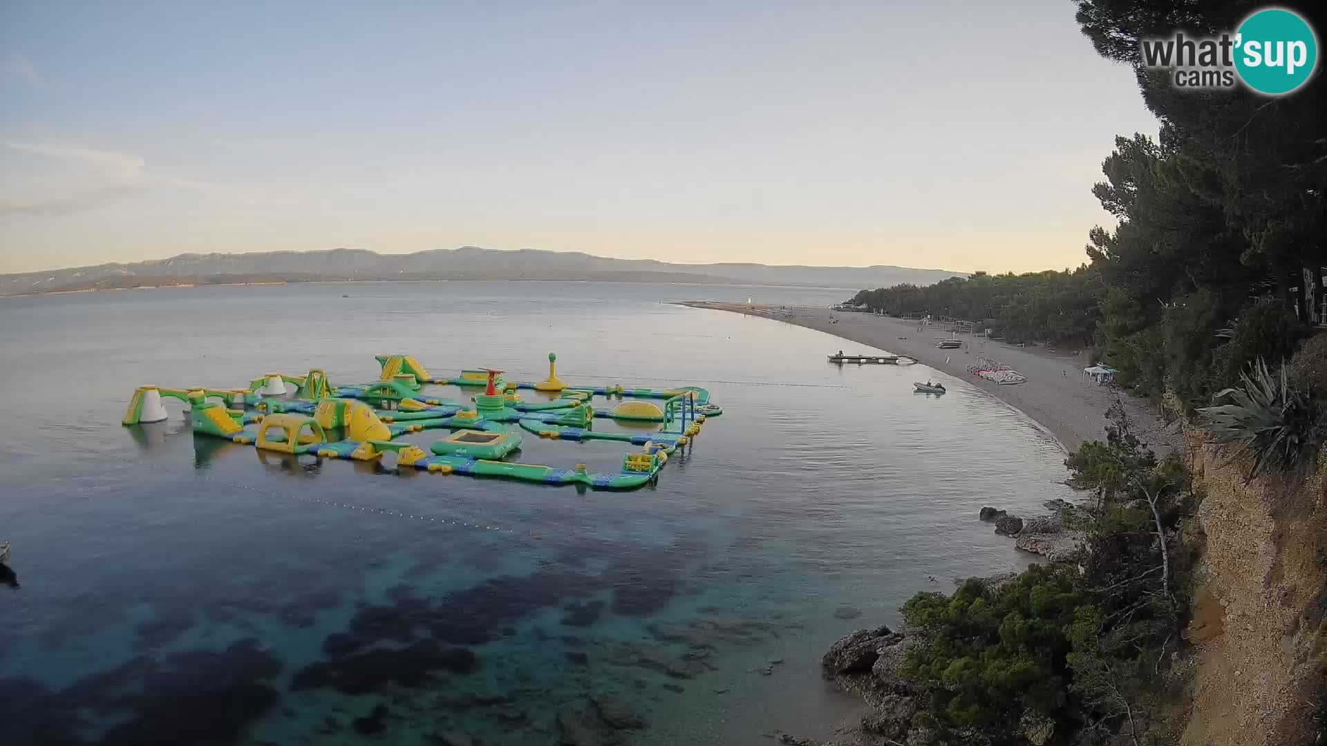 Webcam Zlatni Rat Bol – Liveblick vom berühmten Strand auf Brač