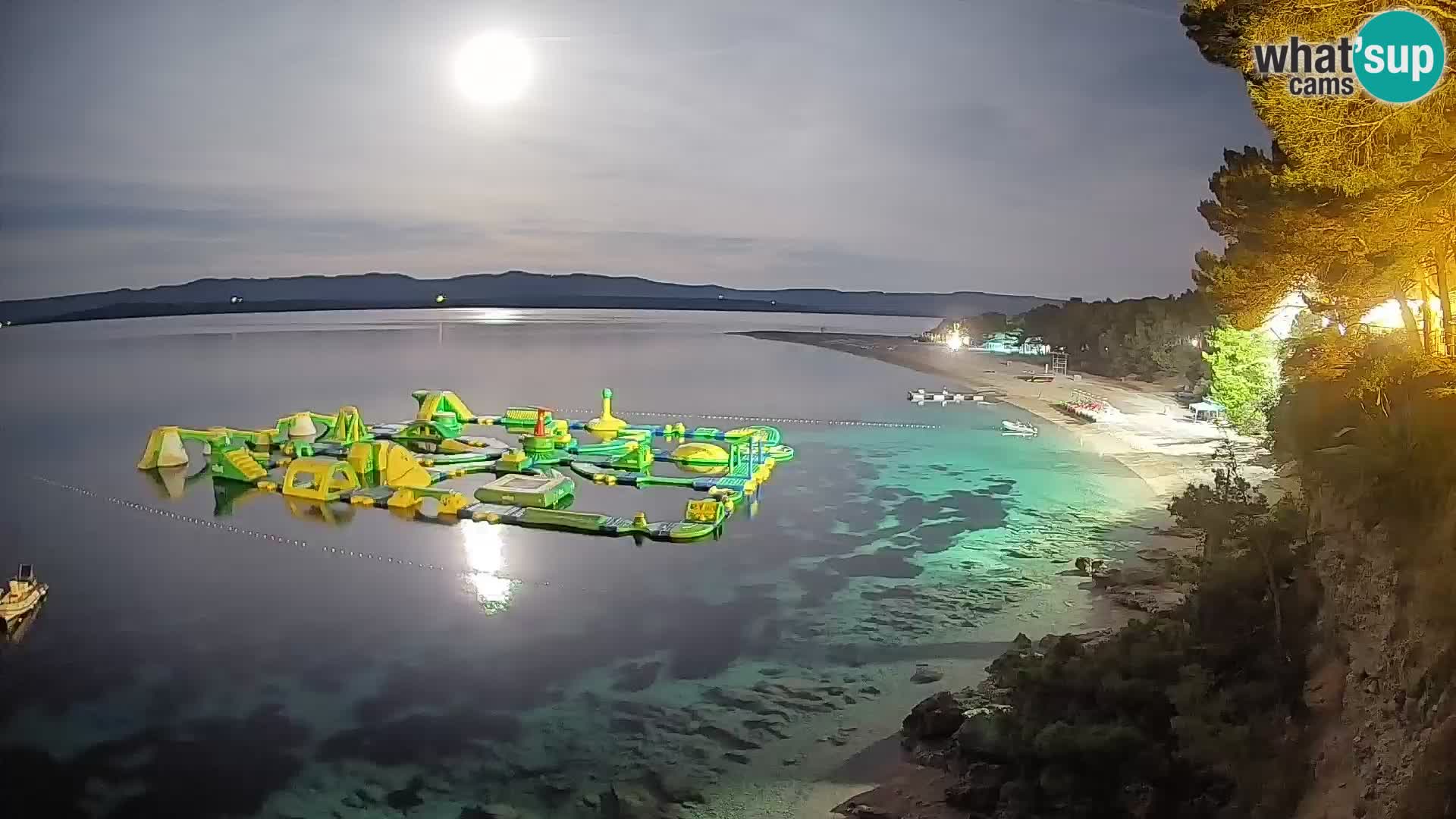 Webcam Bol Zlatni Rat – Vista en vivo desde la isla de Brač