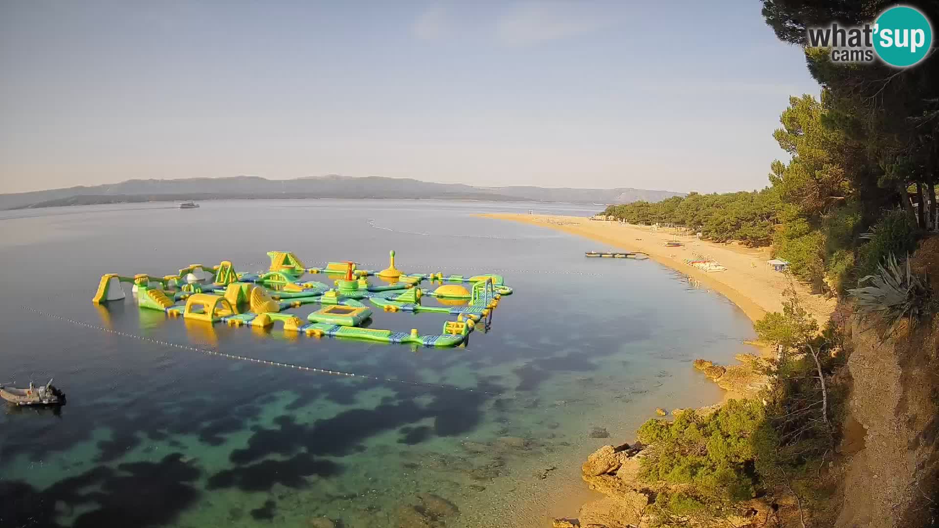 Webcam Zlatni Rat Bol – Liveblick vom berühmten Strand auf Brač