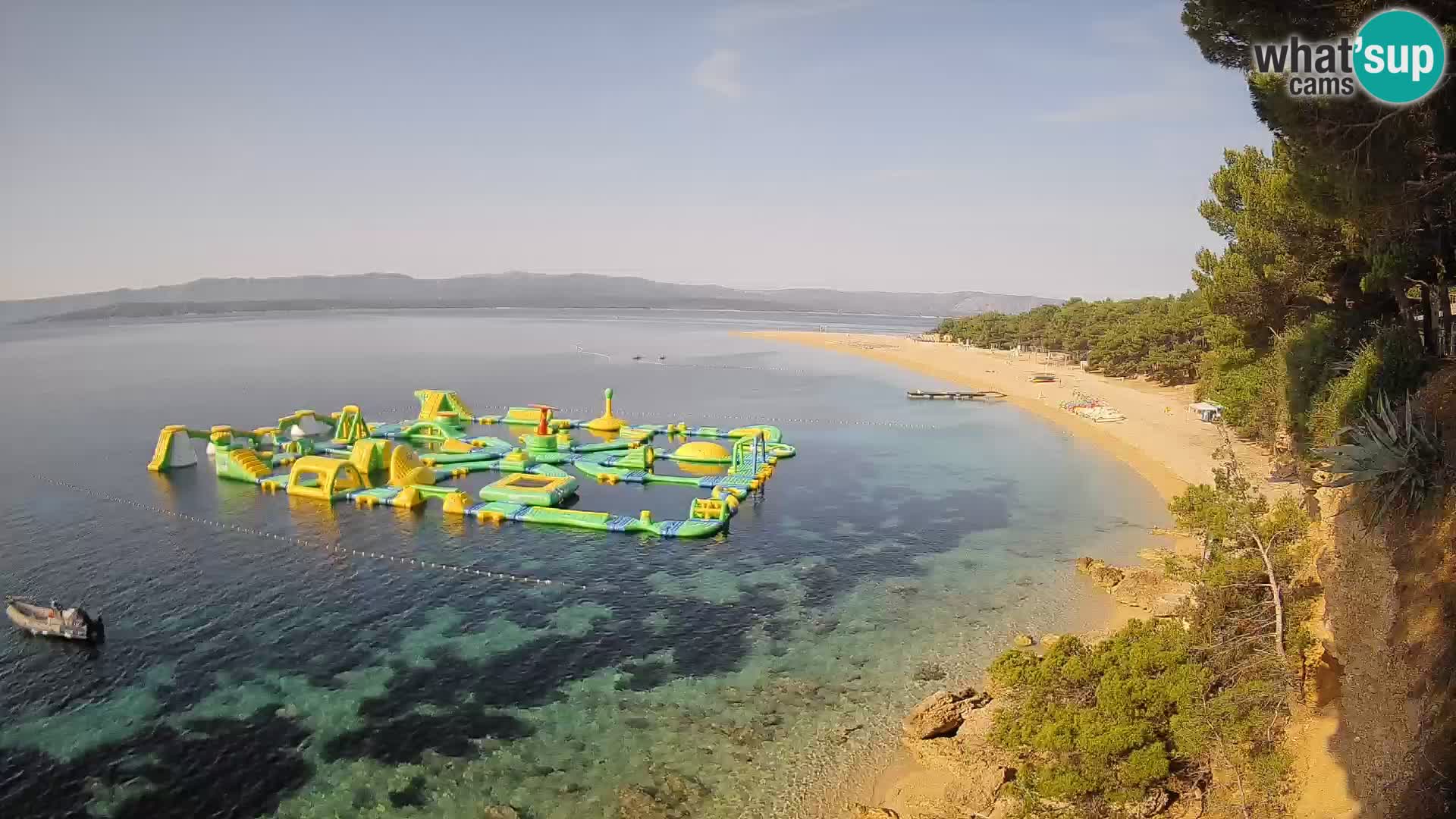 Webcam Zlatni Rat Bol – Liveblick vom berühmten Strand auf Brač