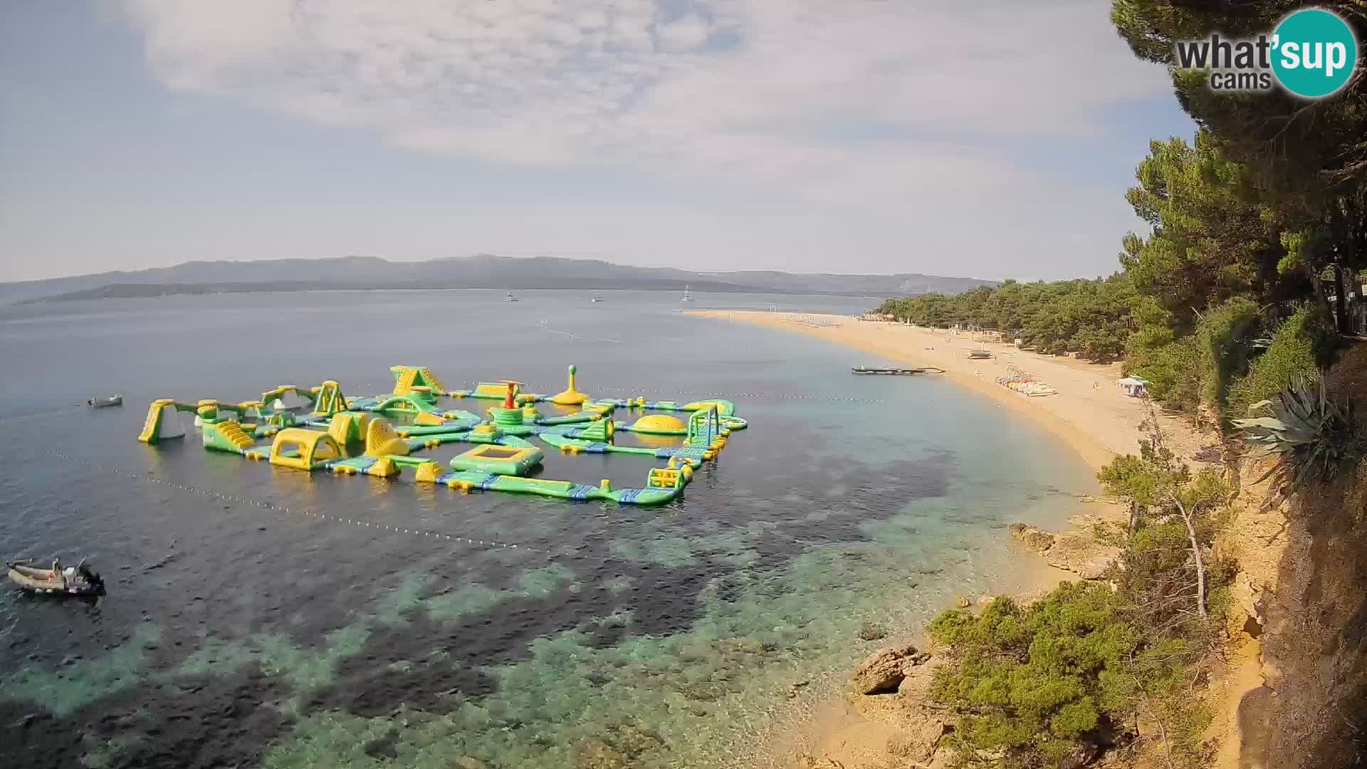 Webcam Bol Zlatni Rat – Vista en vivo desde la isla de Brač