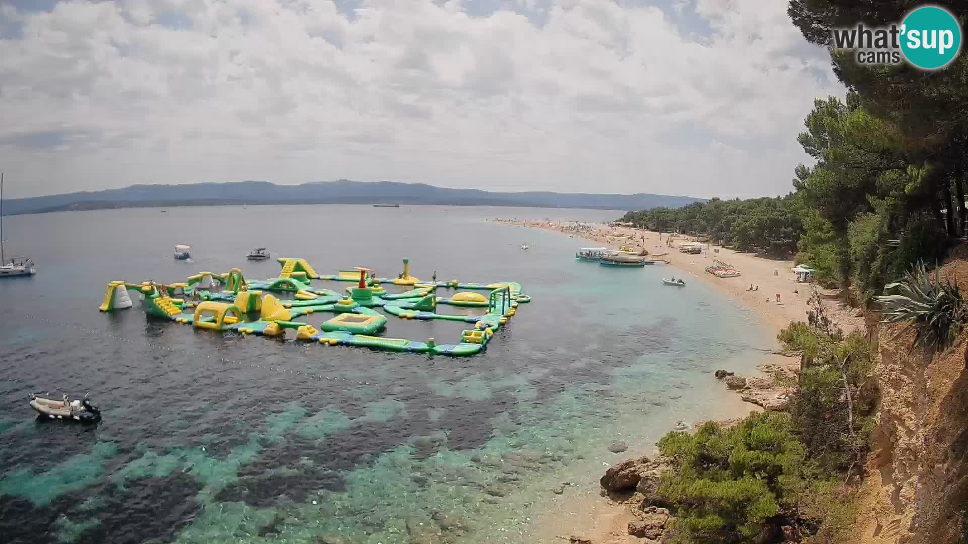 Webcam Bol Zlatni Rat – Vista en vivo desde la isla de Brač