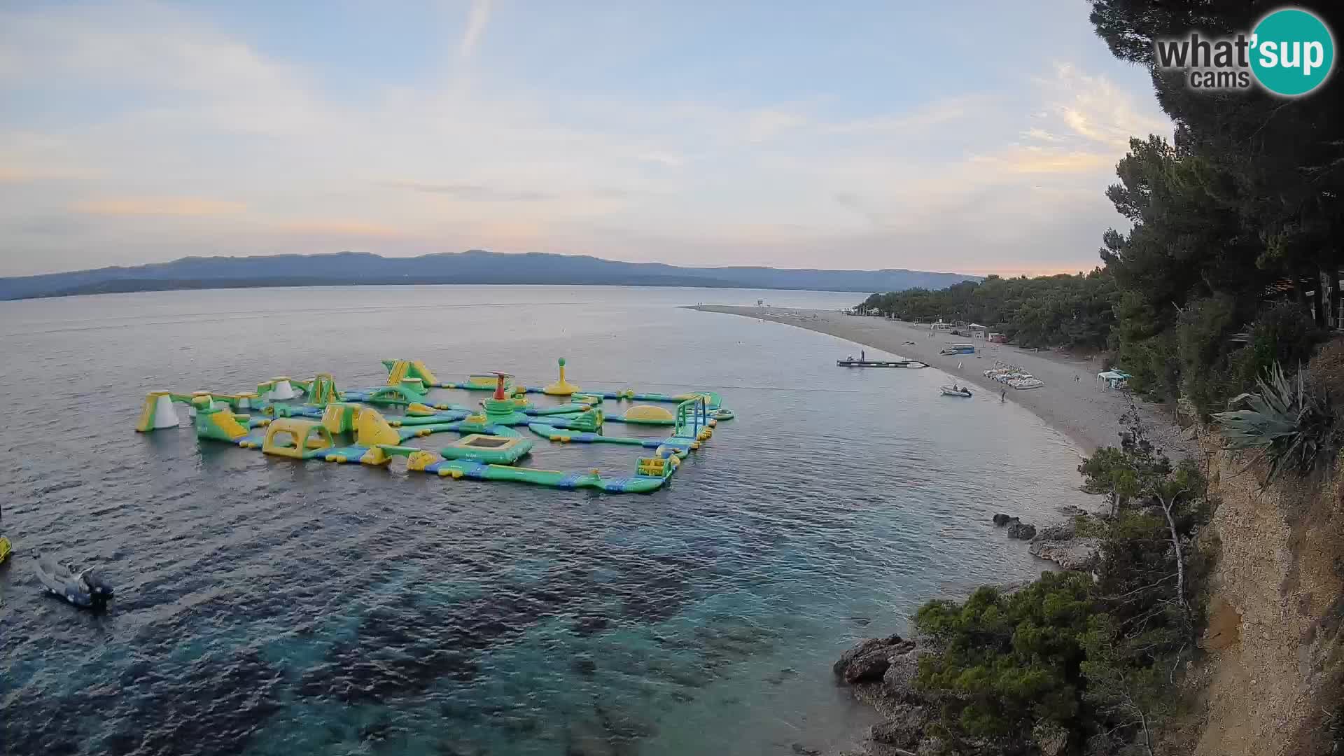 Webcam Zlatni Rat Bol – Liveblick vom berühmten Strand auf Brač
