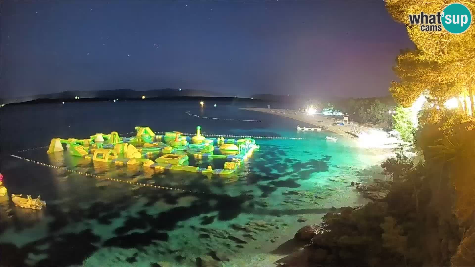 Webcam Bol Zlatni Rat – Vista en vivo desde la isla de Brač