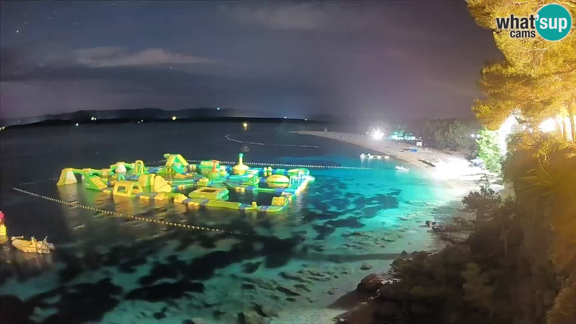 Webcam Bol Zlatni Rat – Vista en vivo desde la isla de Brač